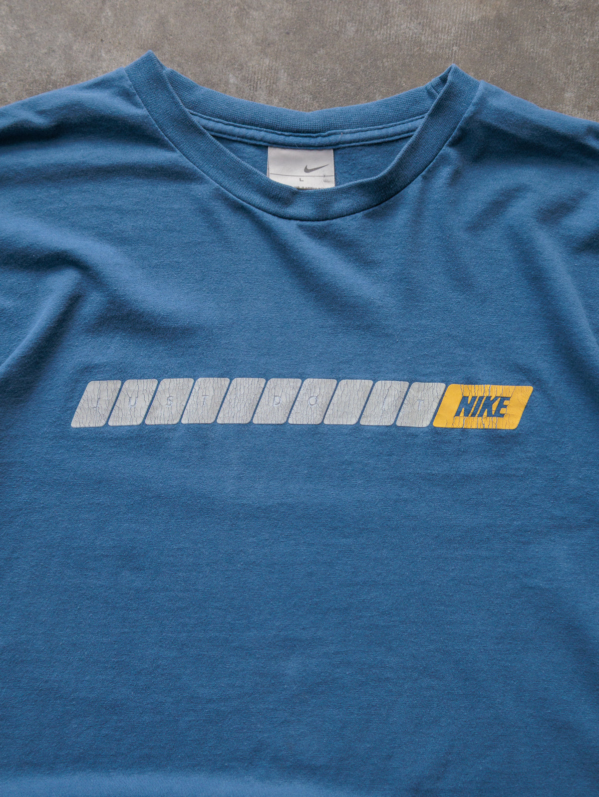 Vintage 90s Blue Nike Long Sleeve Tee (L)