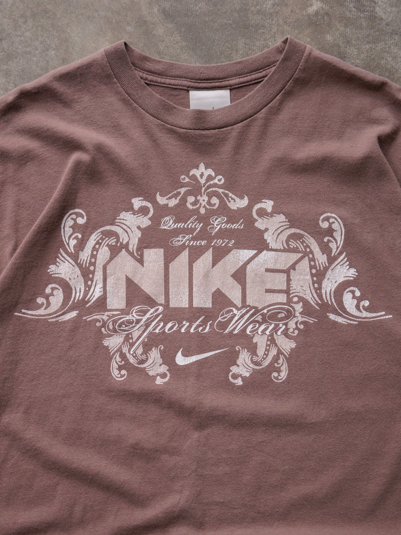 Vintage Brown Nike Sports Wear Tee (XL)