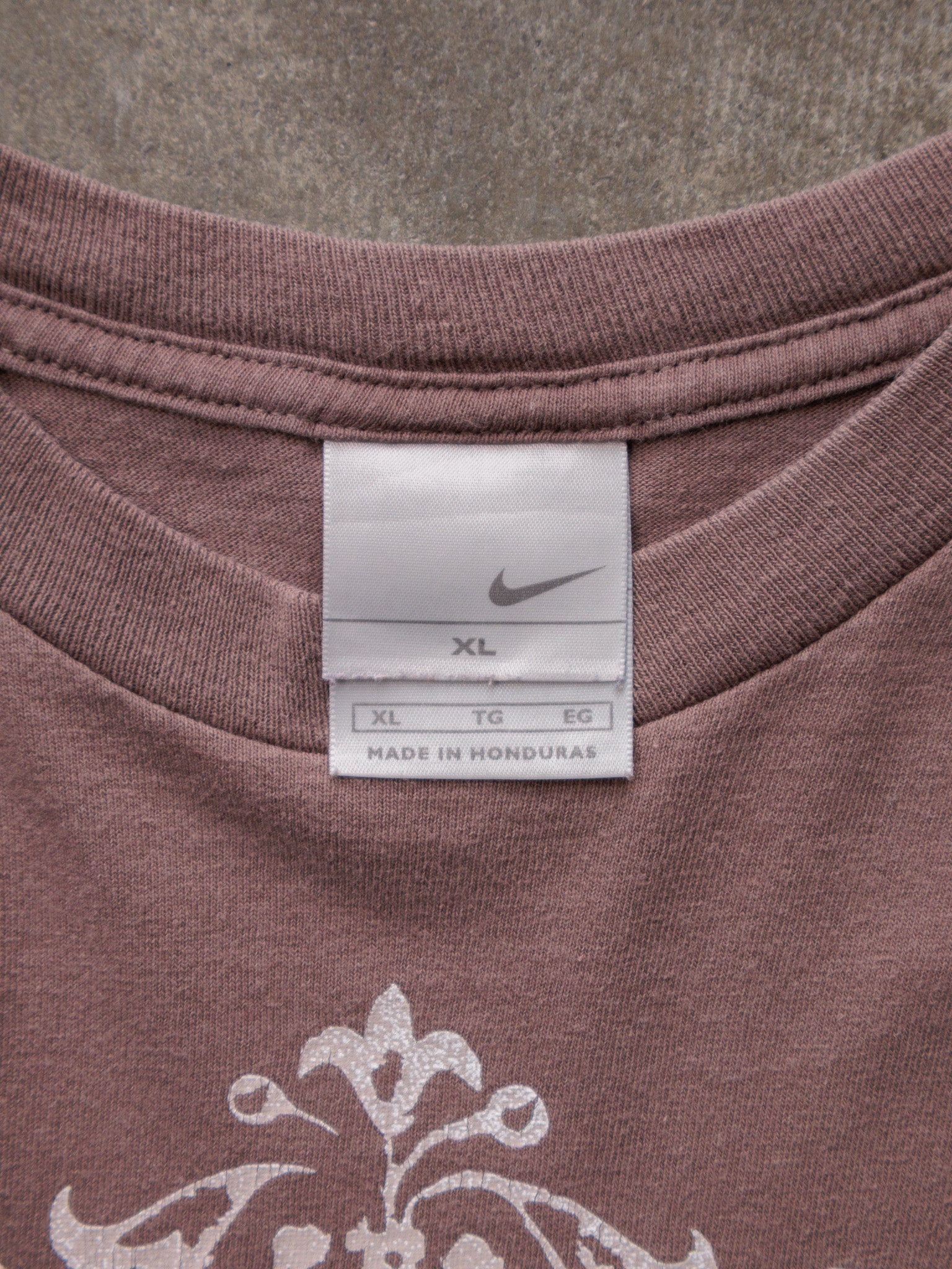 Vintage Brown Nike Sports Wear Tee (XL)