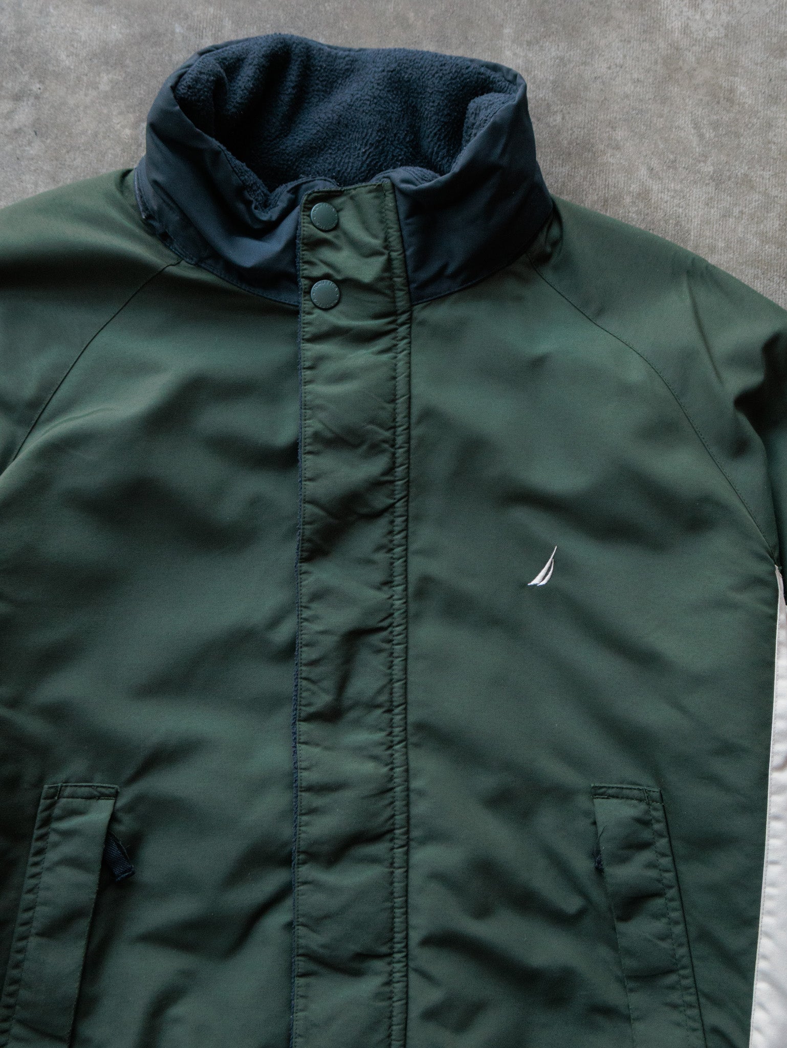 Vintage 00s Green Nautica Reversible Jacket (XL)