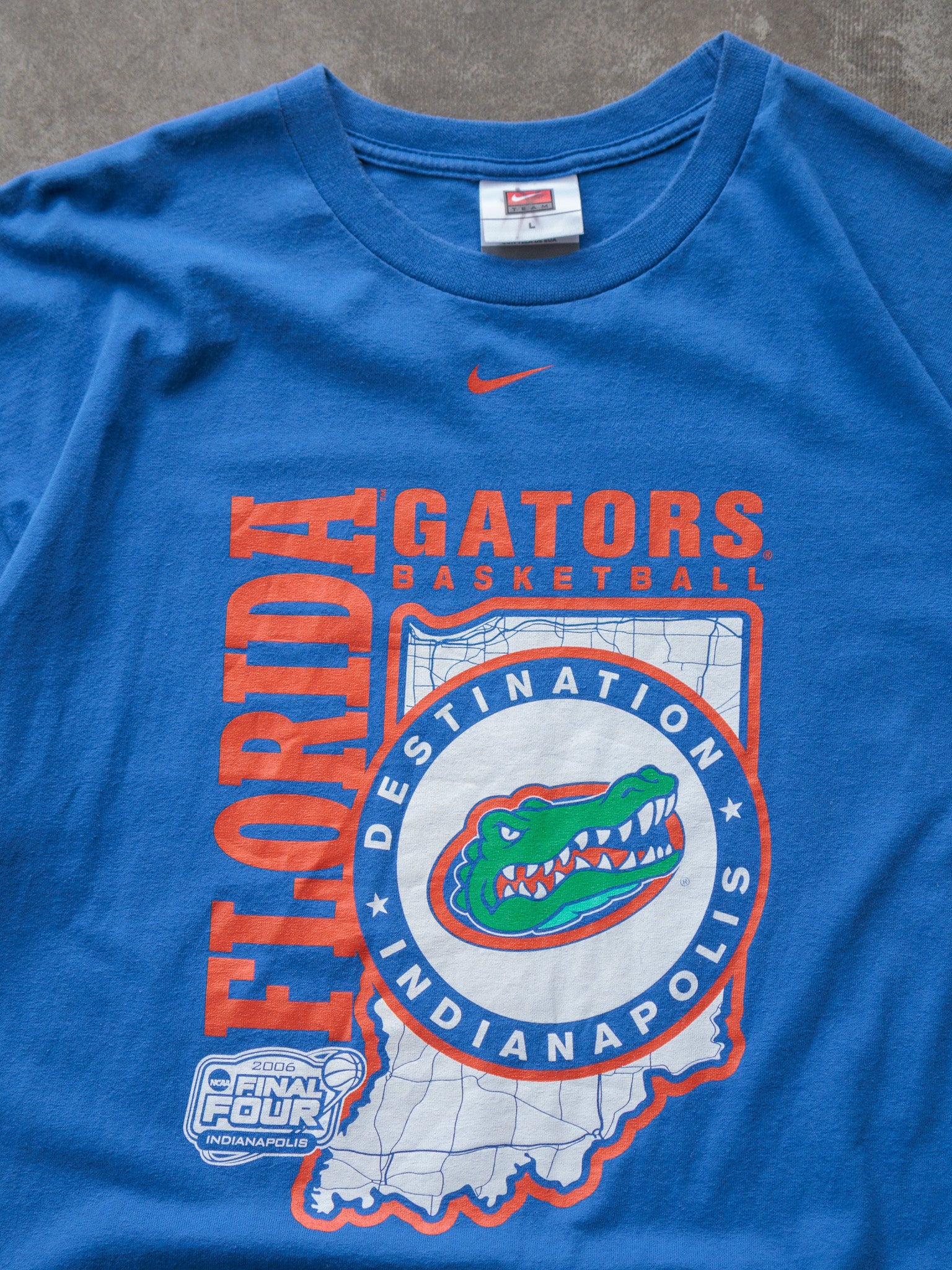 Vintage 2006 Blue Florida Gators Nike Final Four Tee (L)
