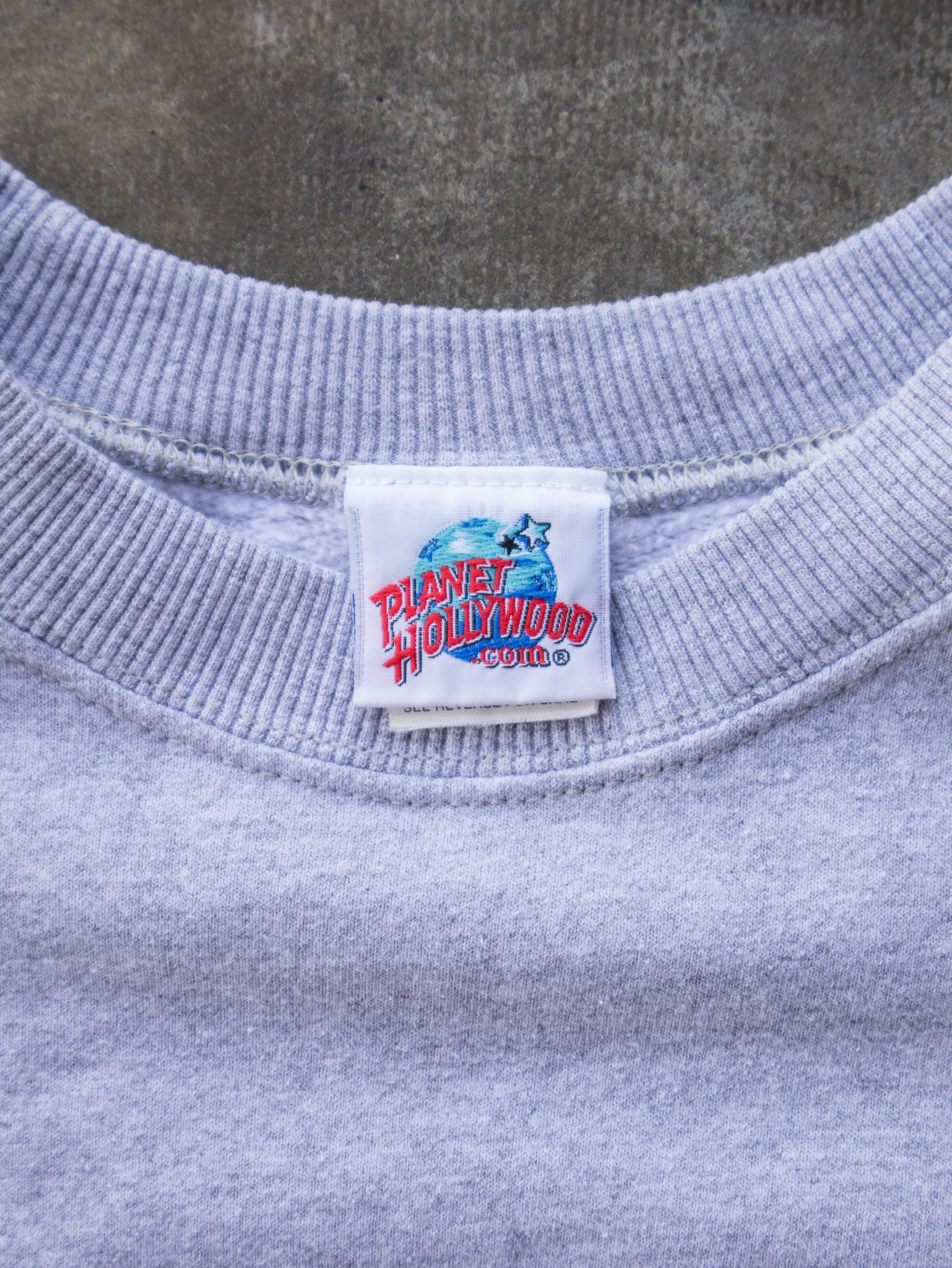 Vintage 90s Grey Planet Hollywood Las Vegas Sweatshirt (XL)