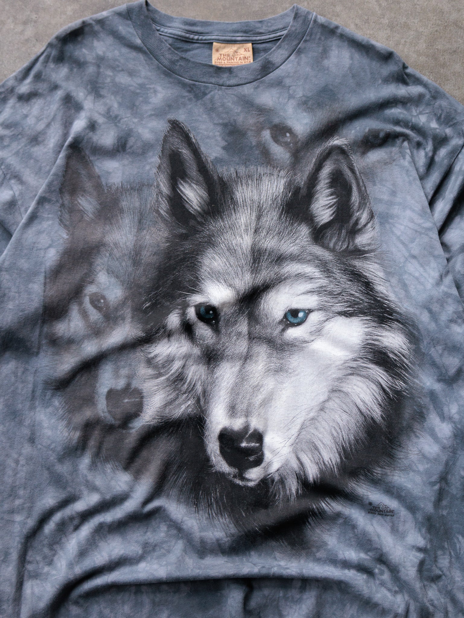 Grey The Mountain Wolf Long Sleeve Tee (XL)
