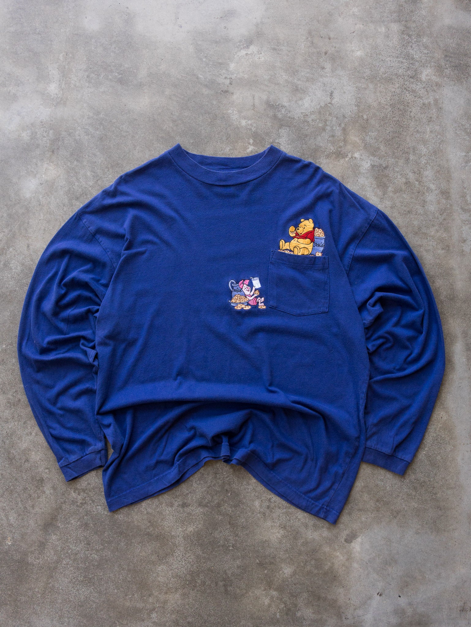 Vintage 00s Winnie the Pooh & Piglet Long Sleeve (XL)
