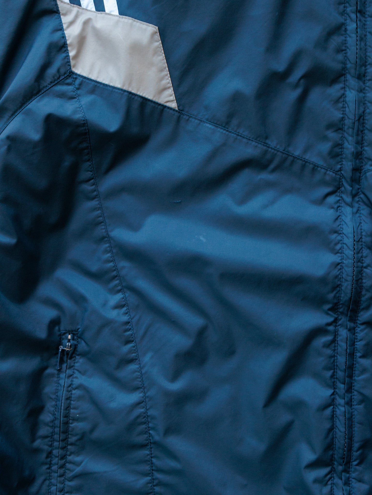 Vintage 00s Navy Adidas Track Jacket (XL)