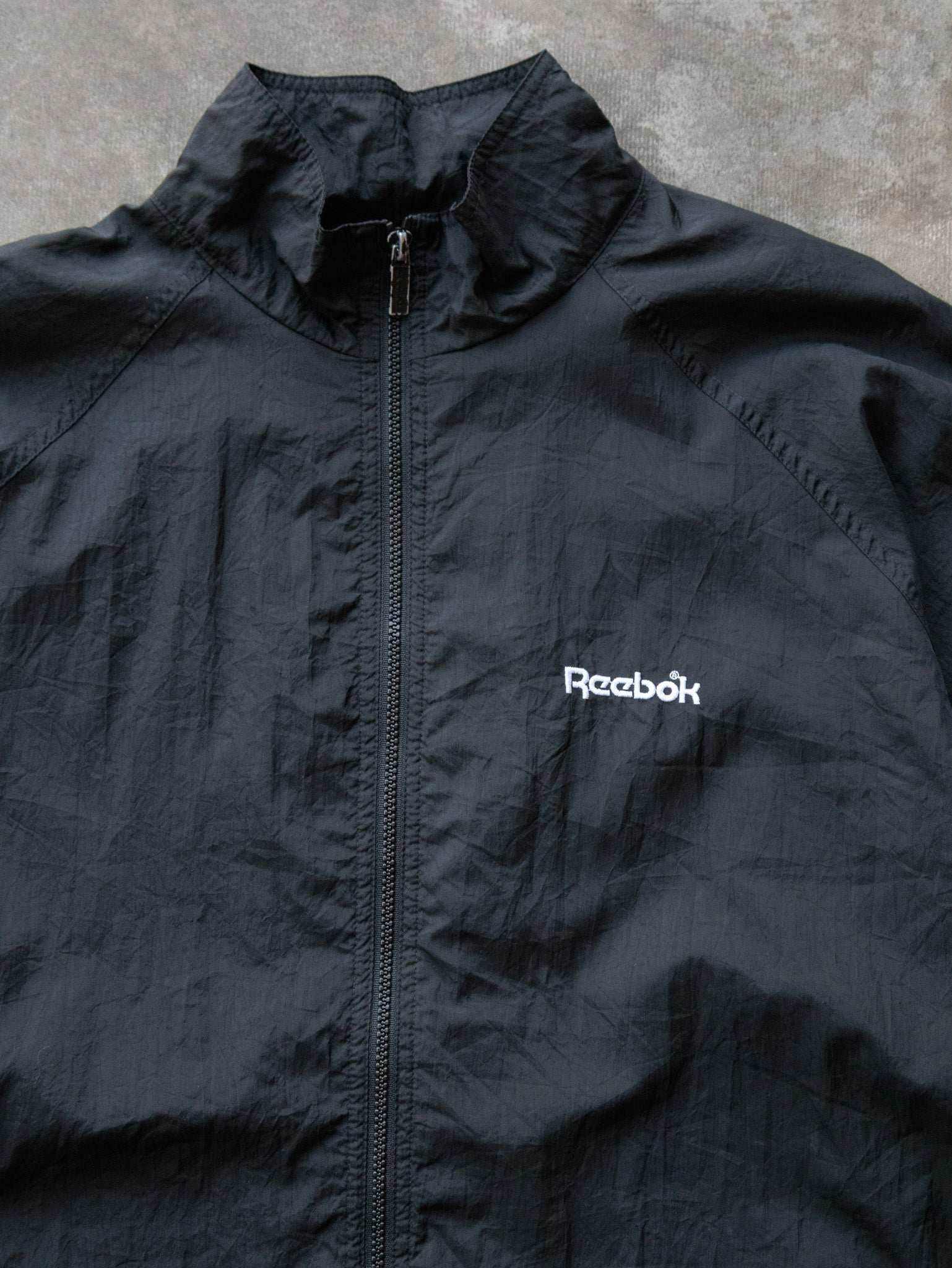 Vintage 00s Black Reebok Jacket (XL)