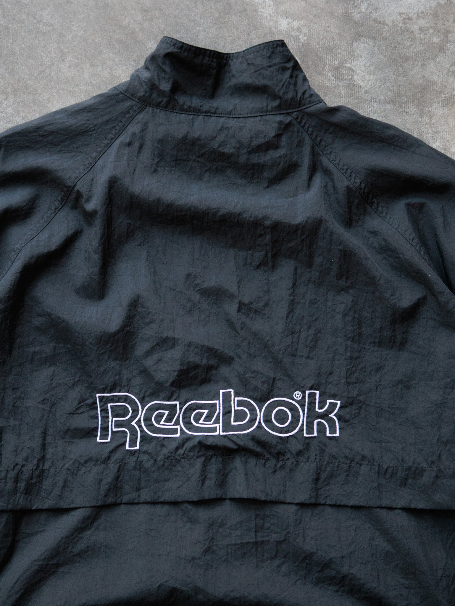 Vintage 00s Black Reebok Jacket (XL)