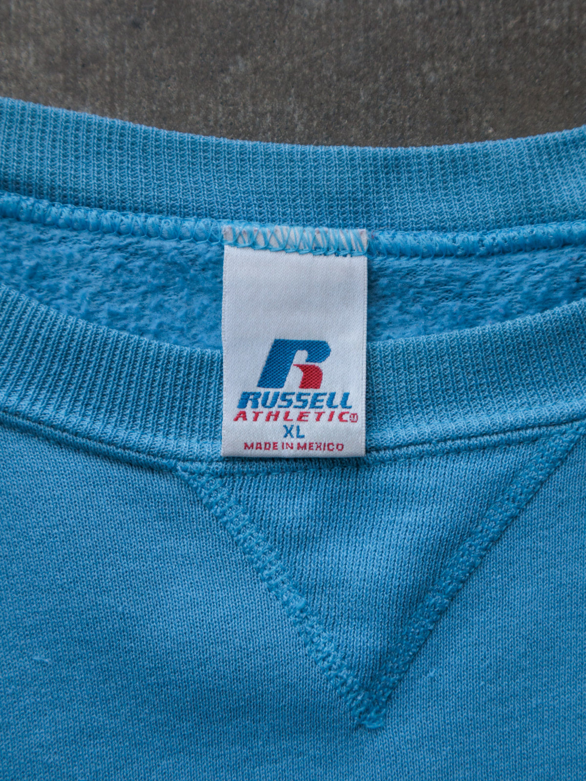 Vintage Blue Russell Athletic Sweatshirt (XL)