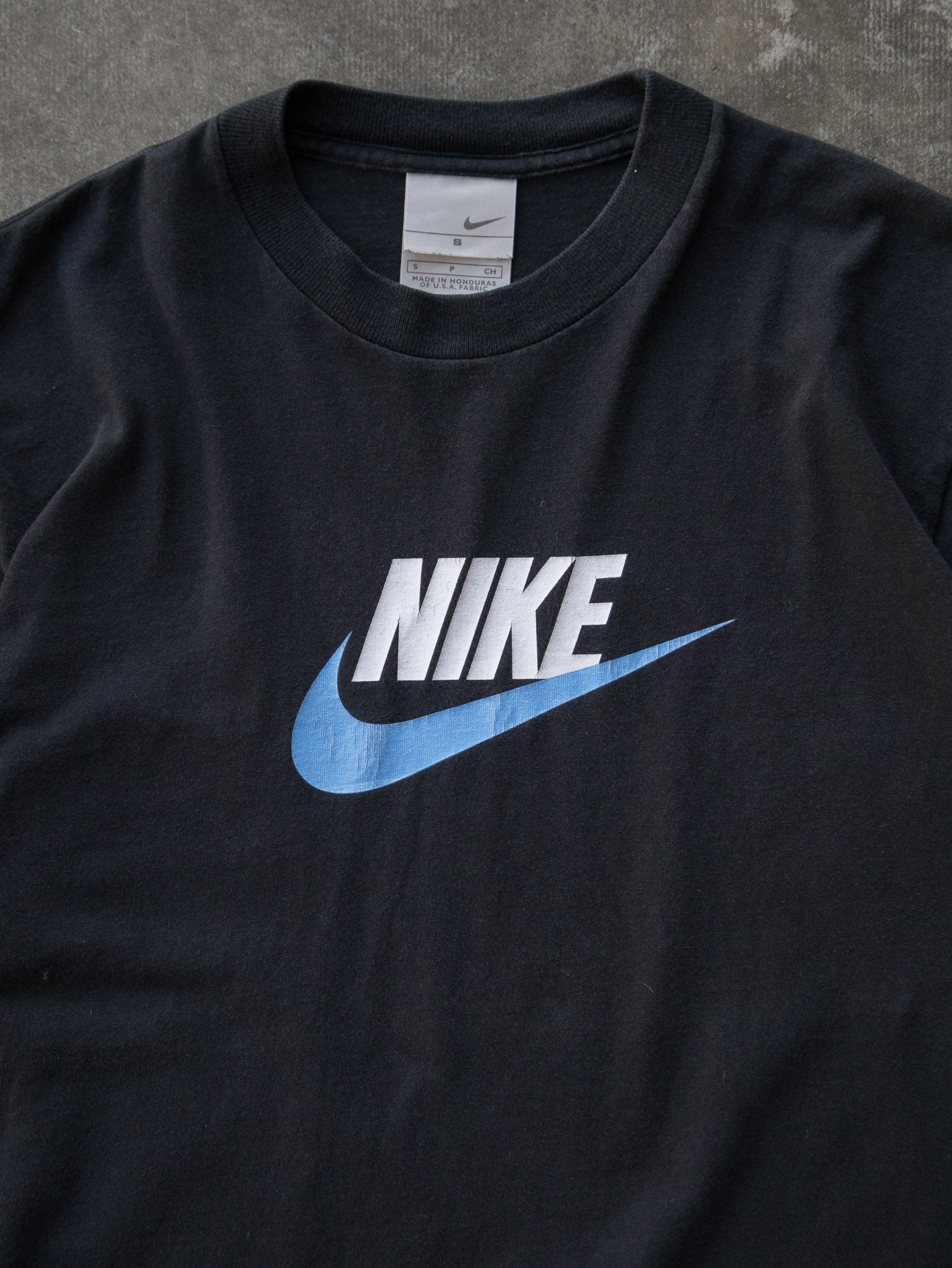 Vintage 00s Black Nike Logo Tee (S)