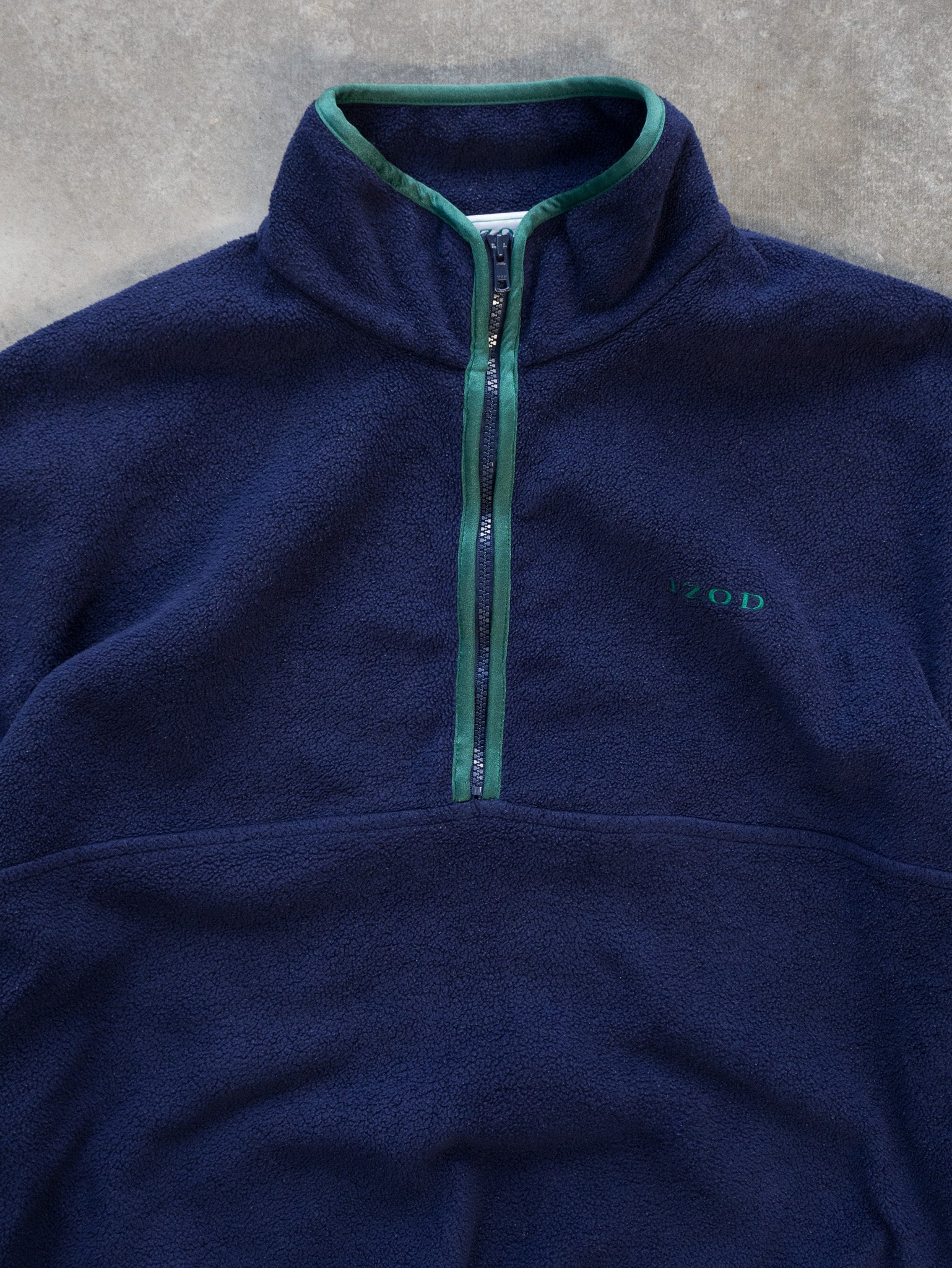 Vintage 90s Izod Quarter Zip Fleece (XL)