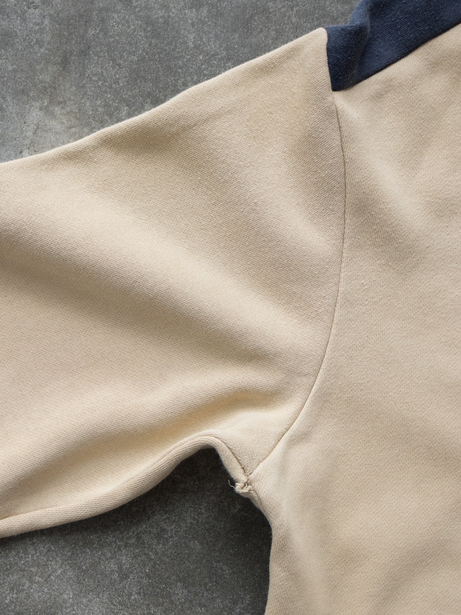 Vintage Beige Fila Panel Hoodie (L)