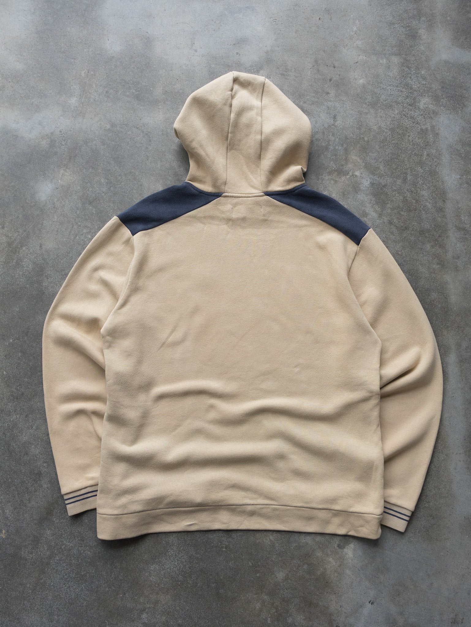 Vintage Beige Fila Panel Hoodie (L)