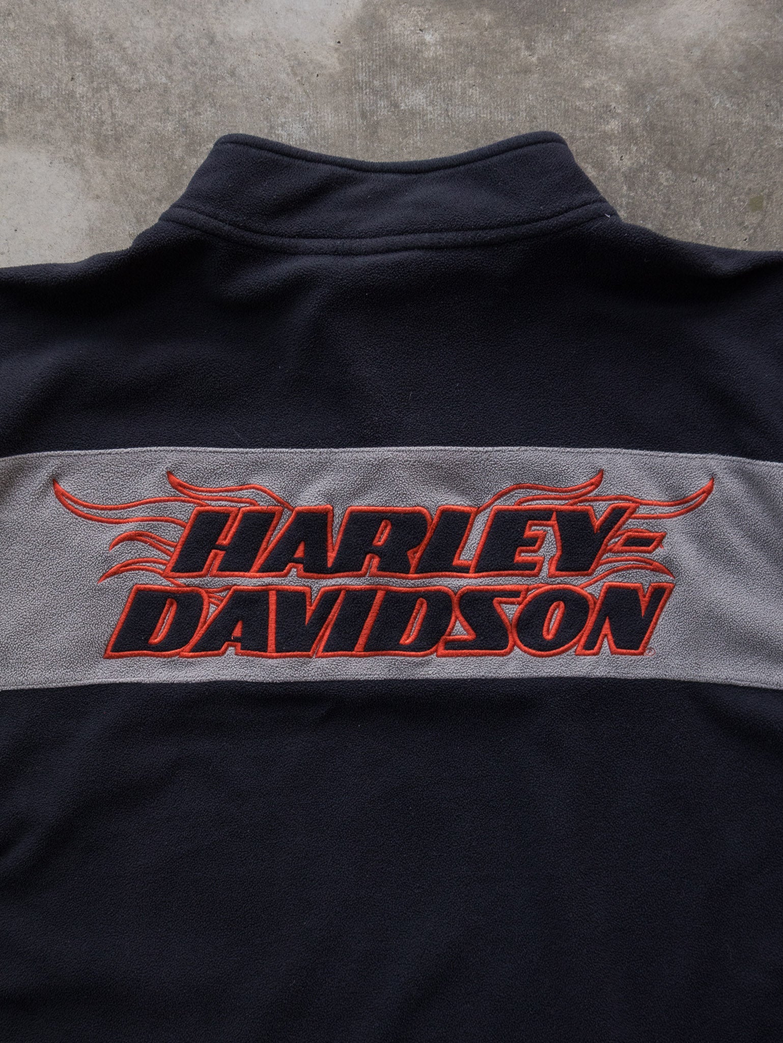 Vintage Harley-Davidson Quarter Zip Fleece (2XL)