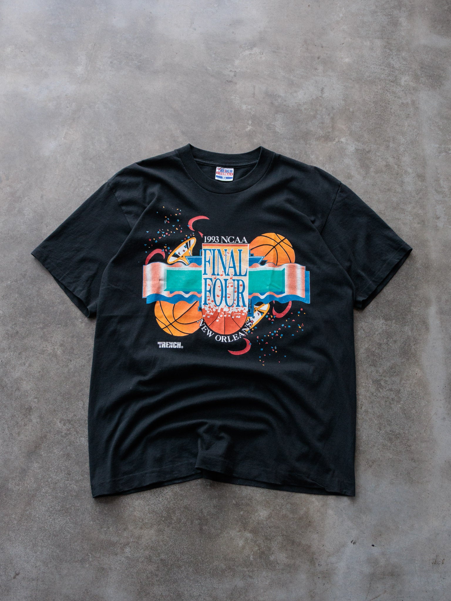 Vintage 1993 Black NCAA Final Four New Orleans Tee (XL)