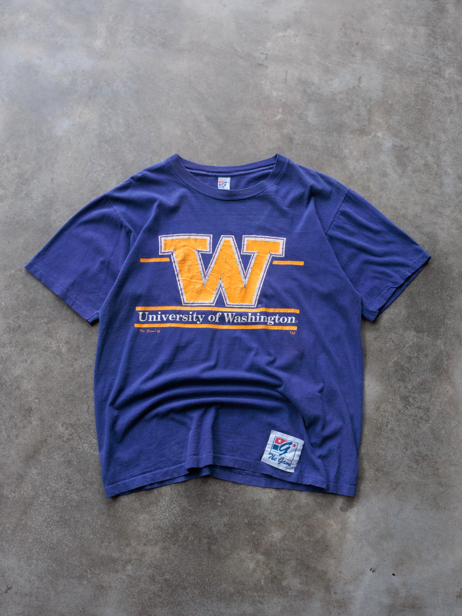 Vintage 90s Purple University of Washington Tee (L)