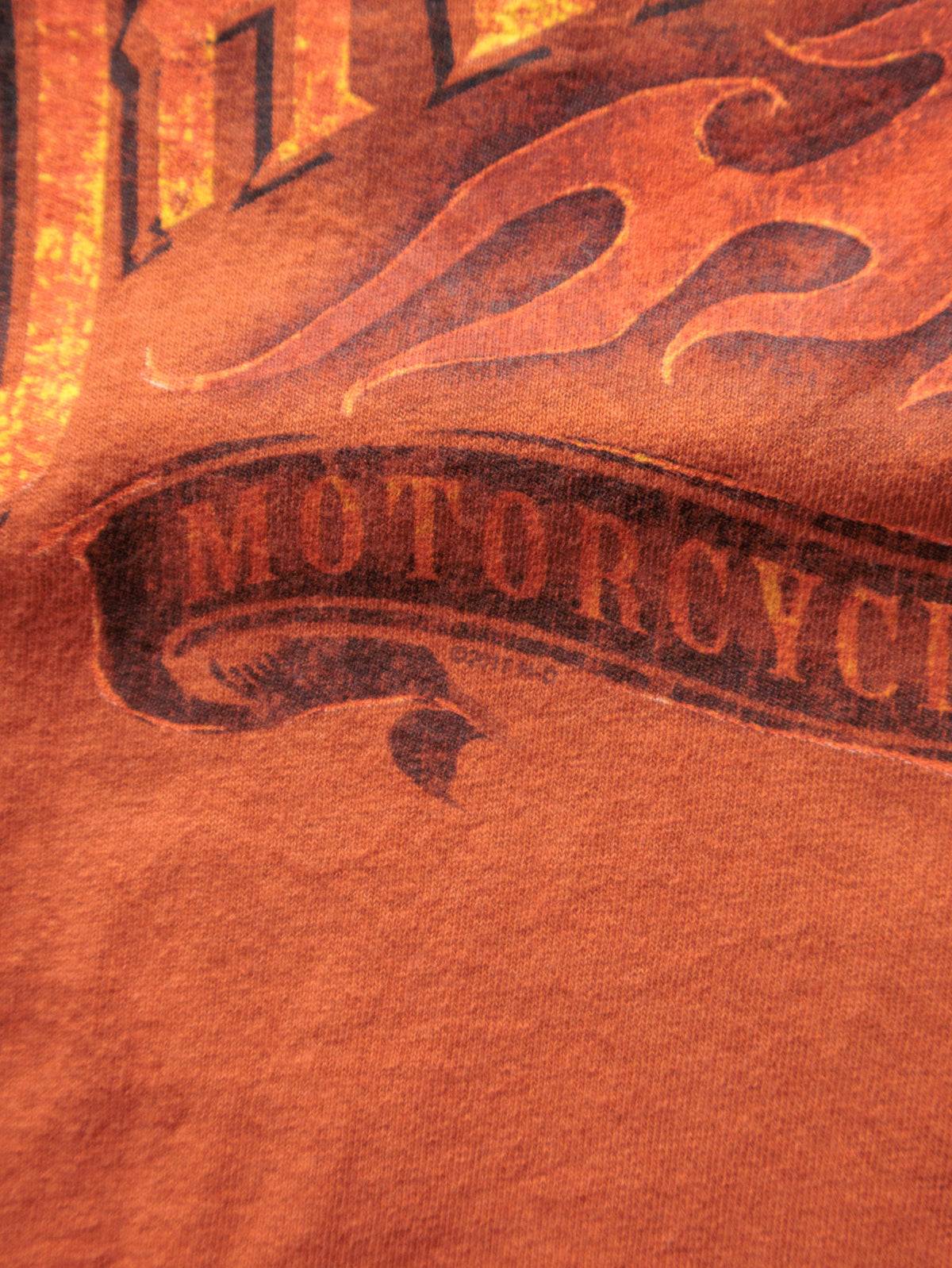 Vintage 00s Orange Harley-Davidson St. Petersburg Florida Barracuda Tee (XL)