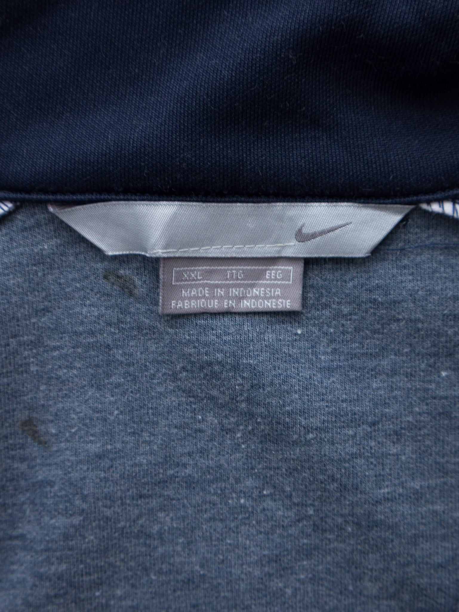 Vintage Navy Nike Track Jacket (2XL)