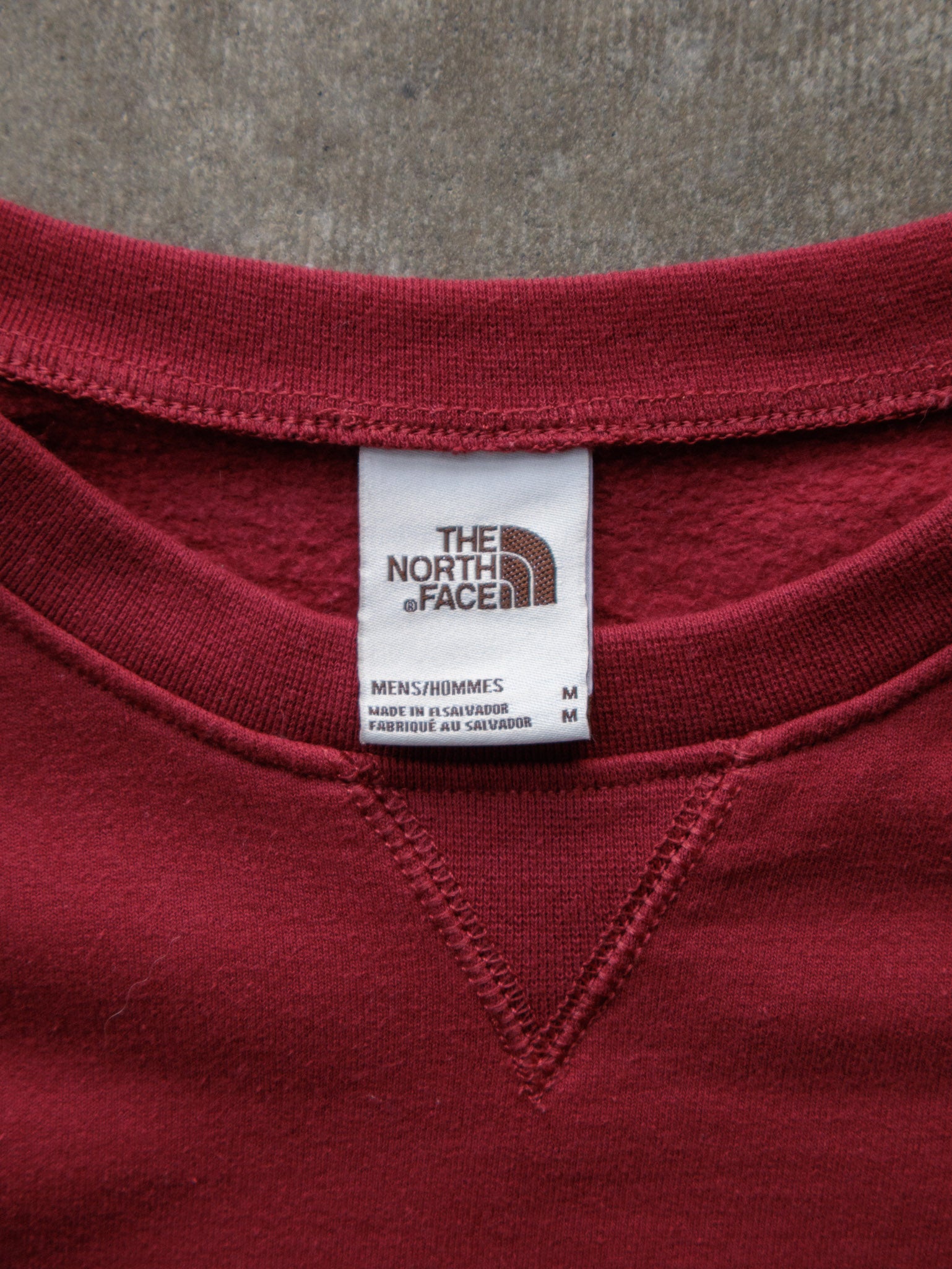 Vintage Red The North Face Sweatshirt (M)