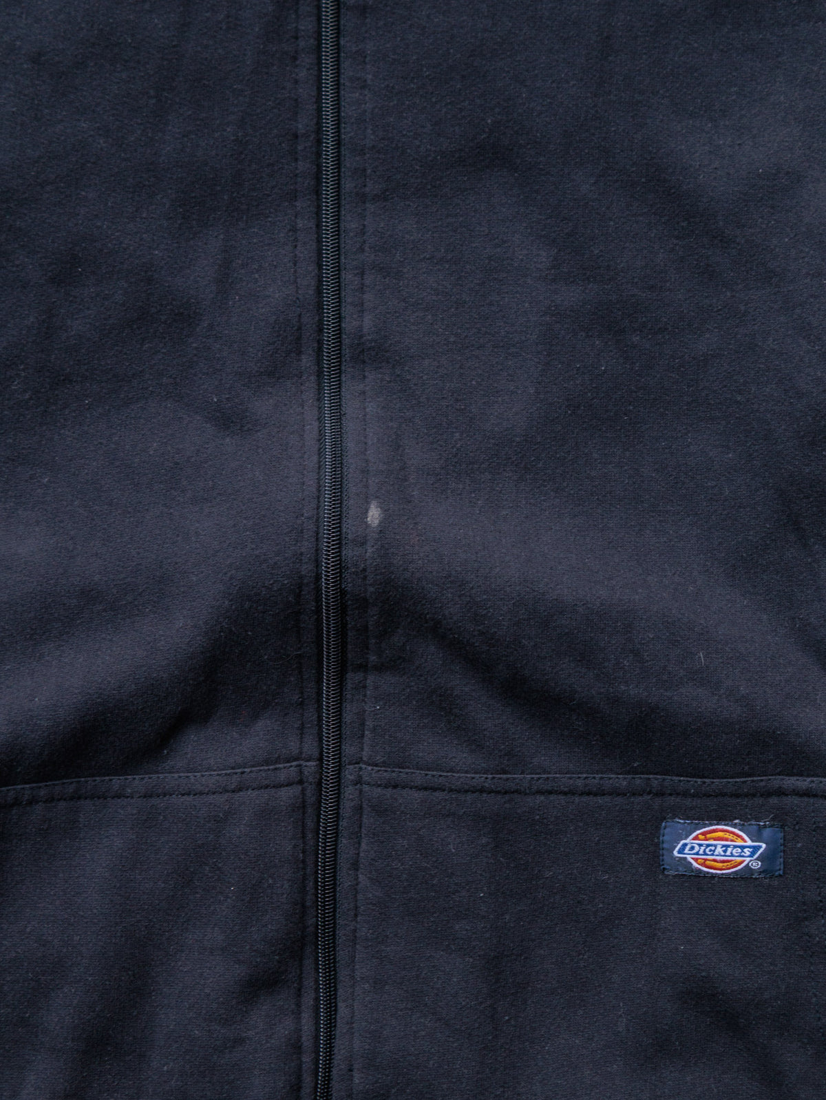 Vintage Navy & Blue Plaid Dickies Reversible Flannel Jacket (XL)