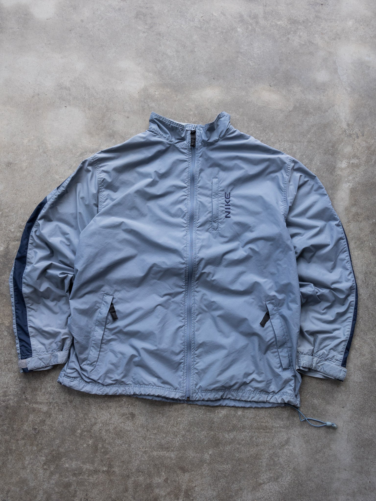 Vintage Slate Nike Spell Out Windbreaker (XL)