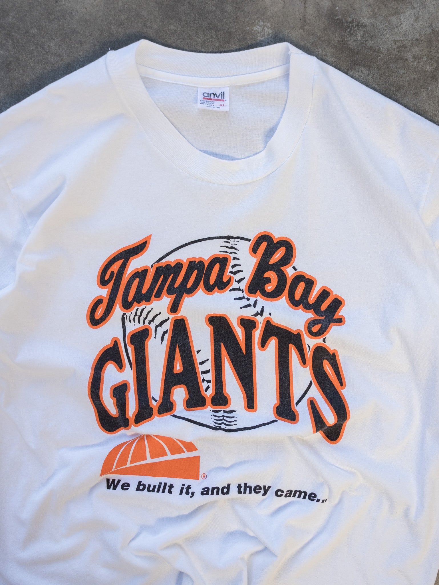 Vintage 90s White Tampa Bay Giants Tee (XL)