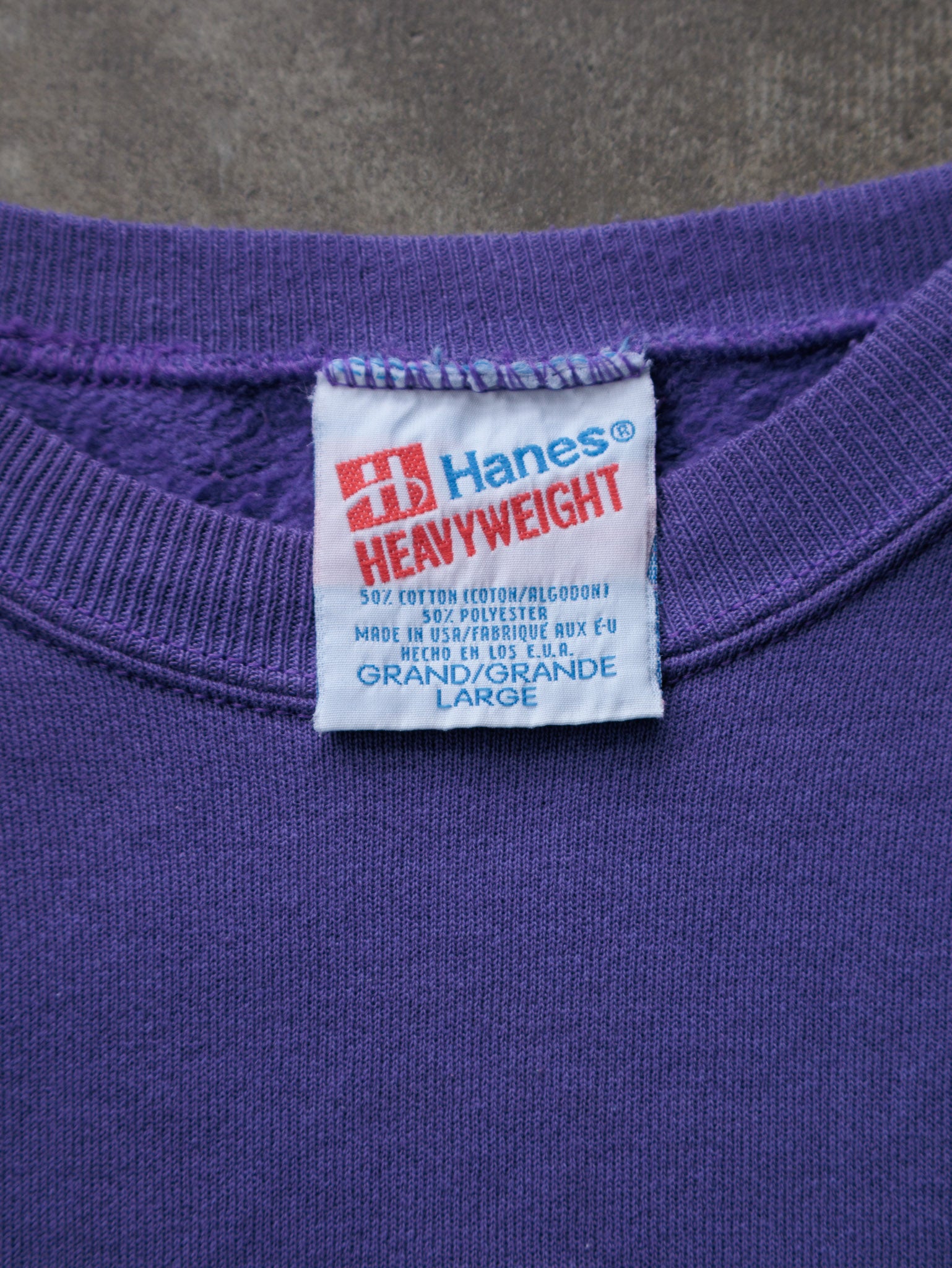 Vintage 90s Purple Looney Tunes Taz Sweatshirt (L)