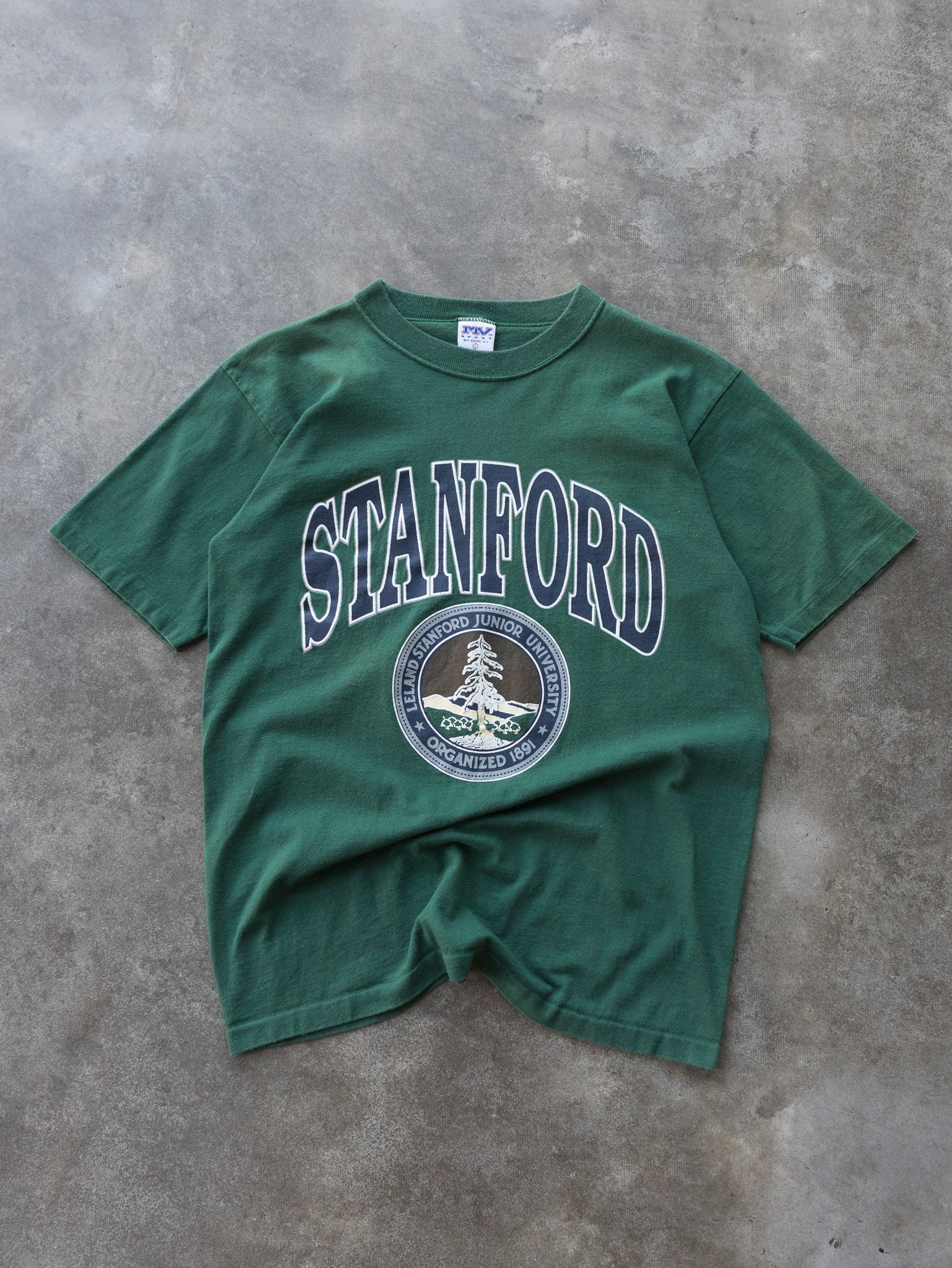 Vintage 90s Green Stanford University Tee (L)