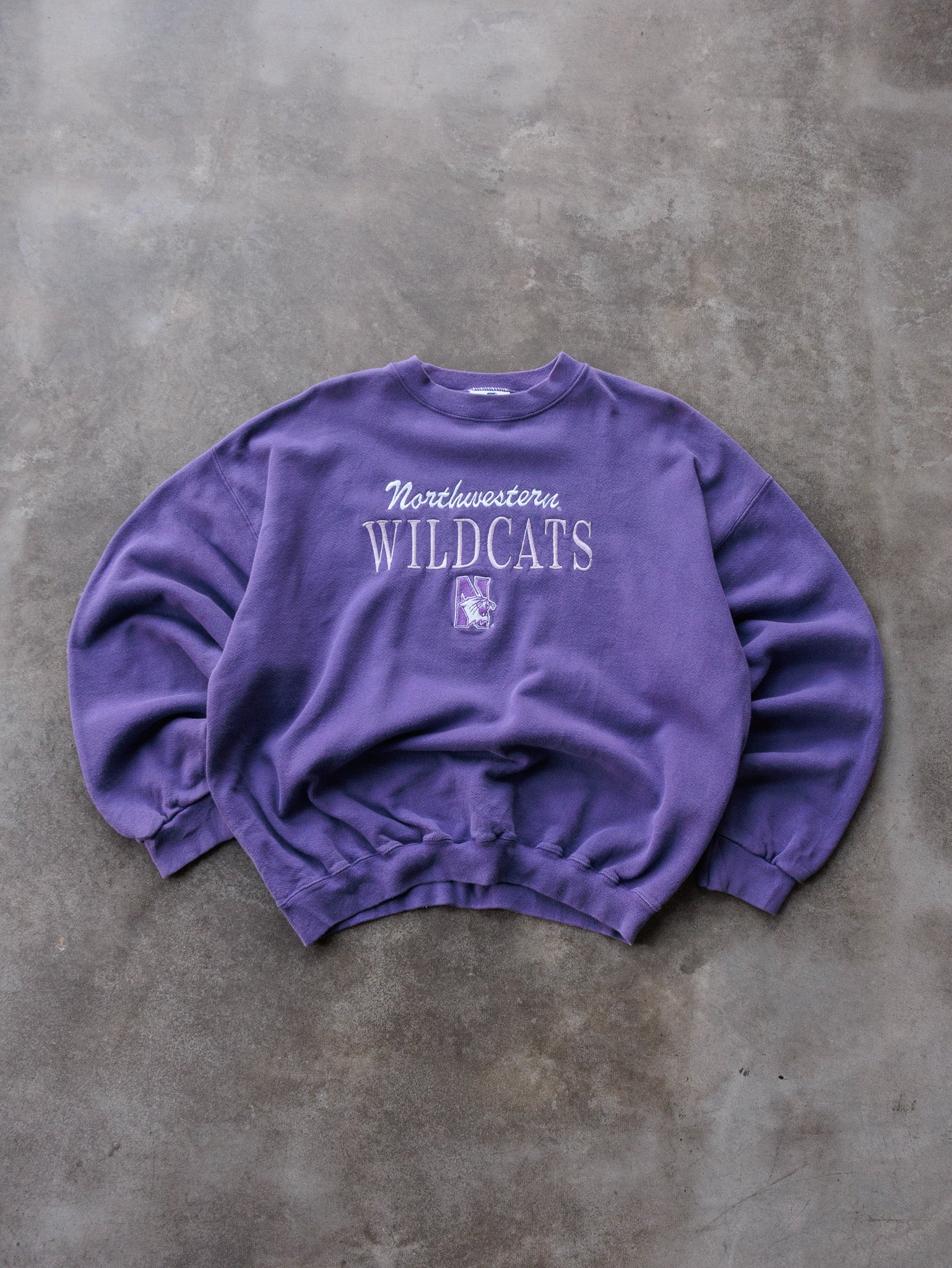 Vintage 90s Purple Northwestern Wildcats Sweatshirt (L)