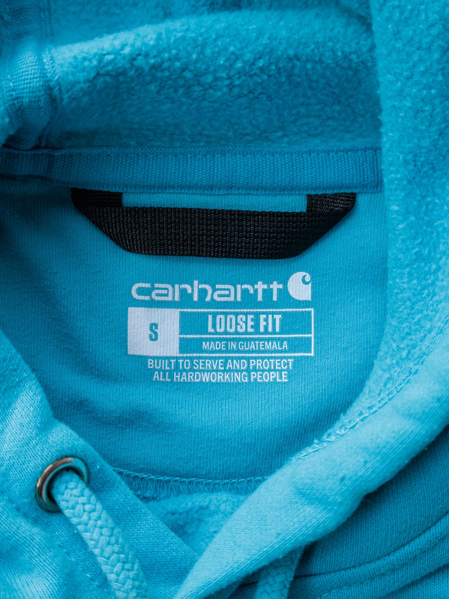 Vintage Blue Carhartt Hoodie (S)