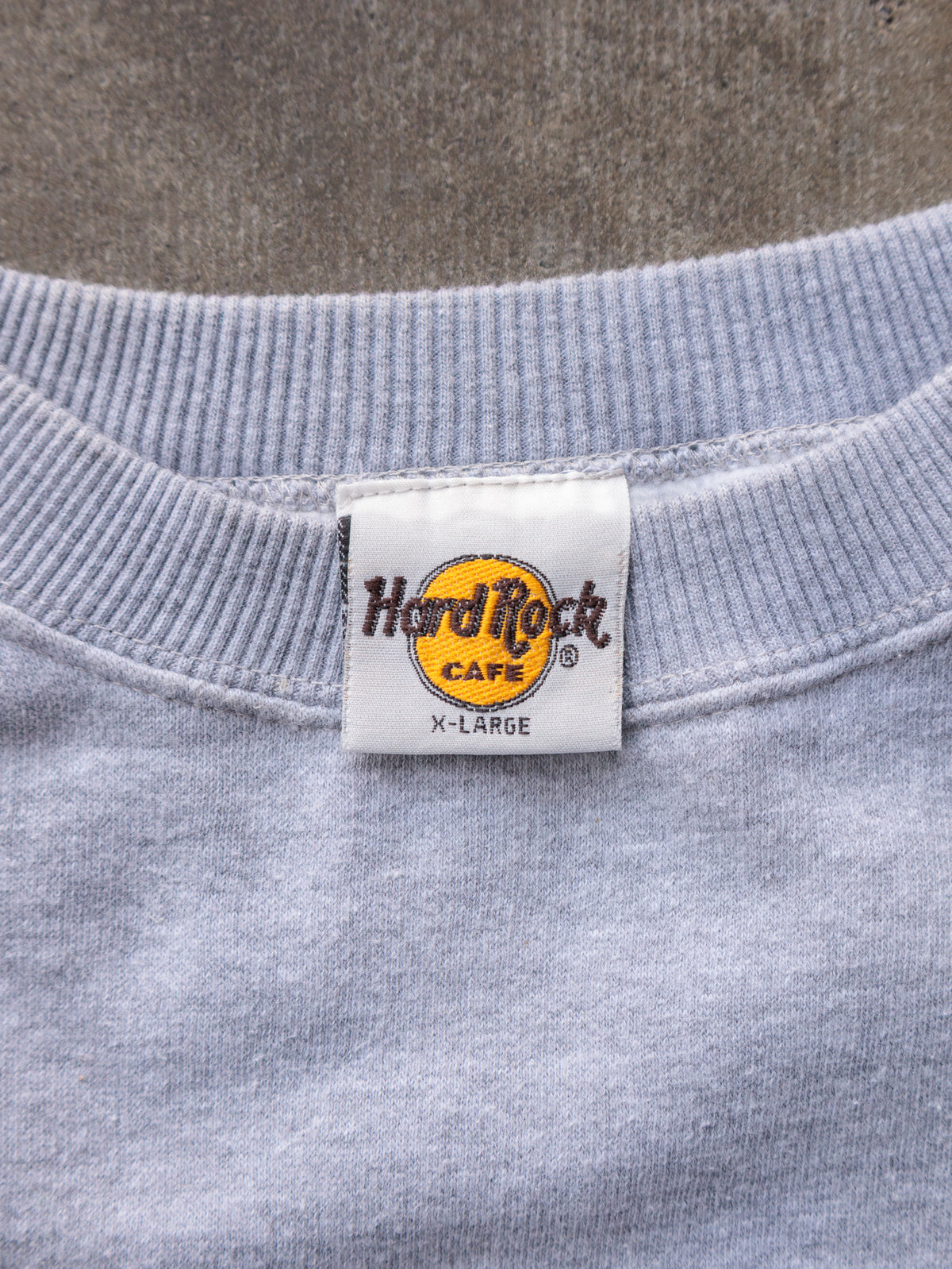 Vintage Grey Hard Rock Cafe Rome Sweatshirt (XL)