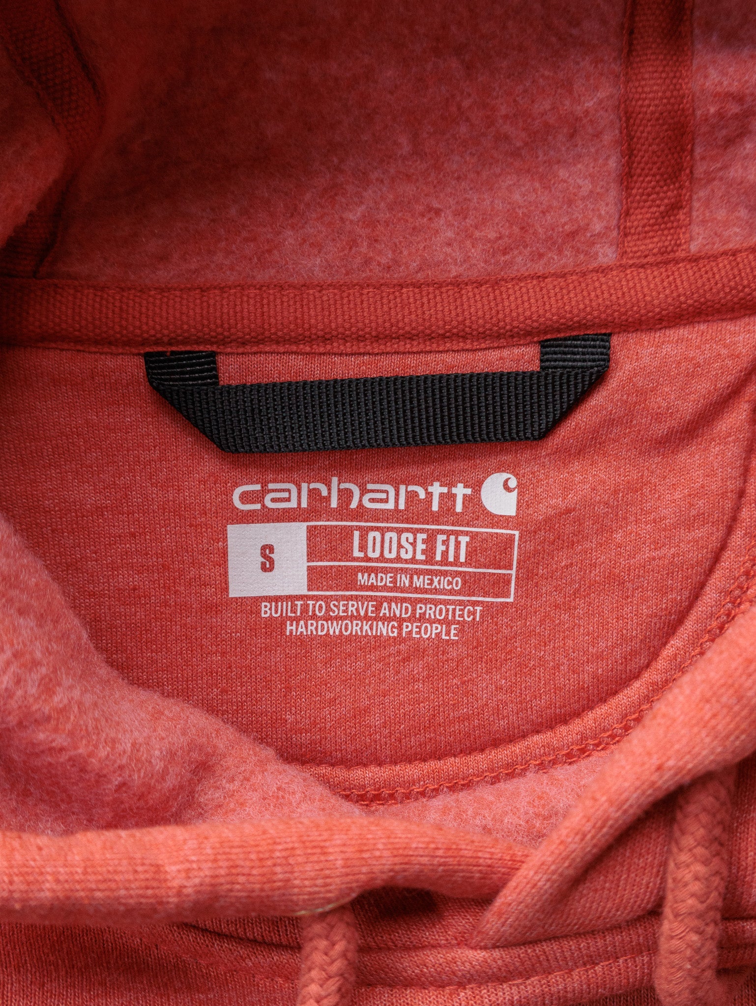 Vintage Orange Carhartt Hoodie (S)