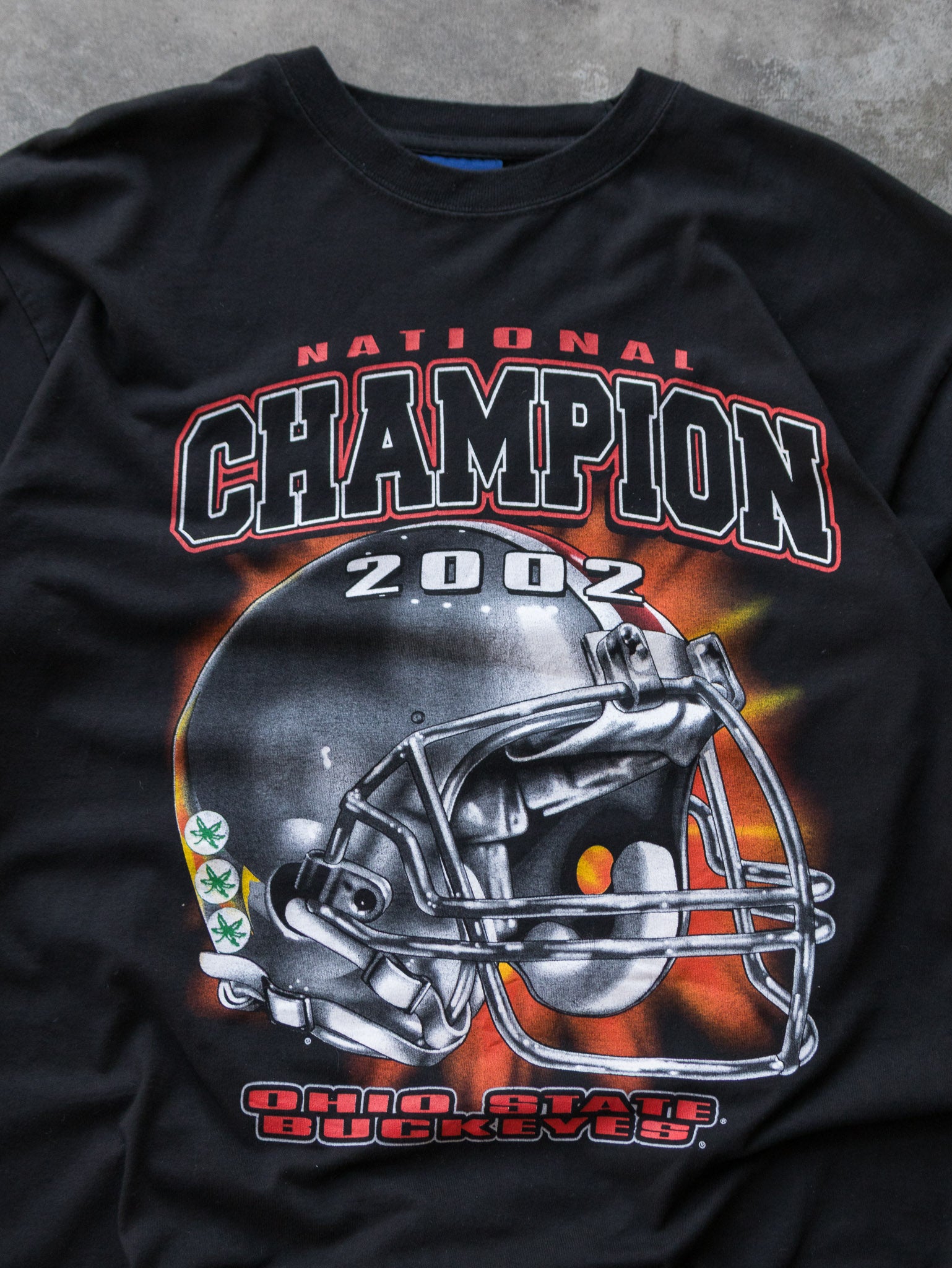 Vintage 2002 Black Ohio State Buckeyes Champs Long Sleeve (XL)