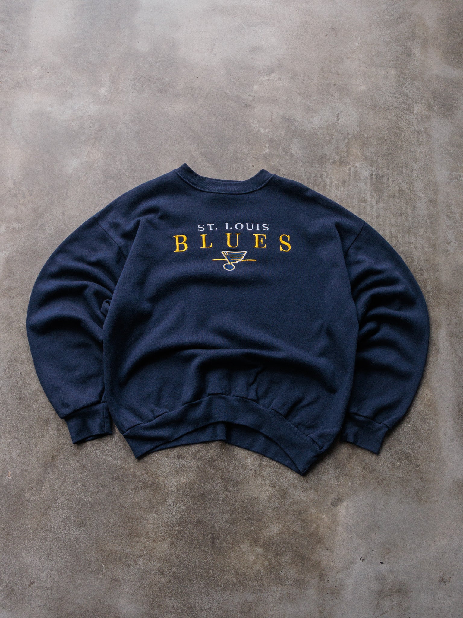Vintage 90s Navy St. Louis Blues Sweatshirt (L)