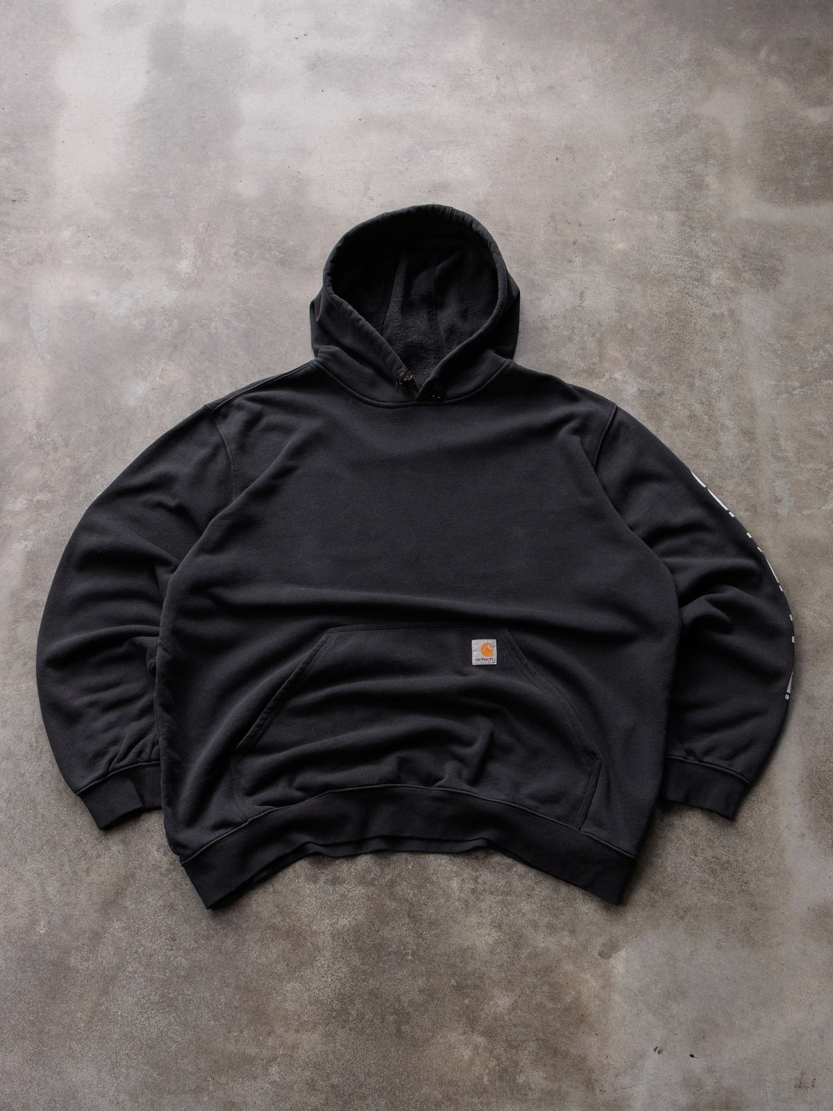 Vintage Black Carhartt Hoodie (XL)