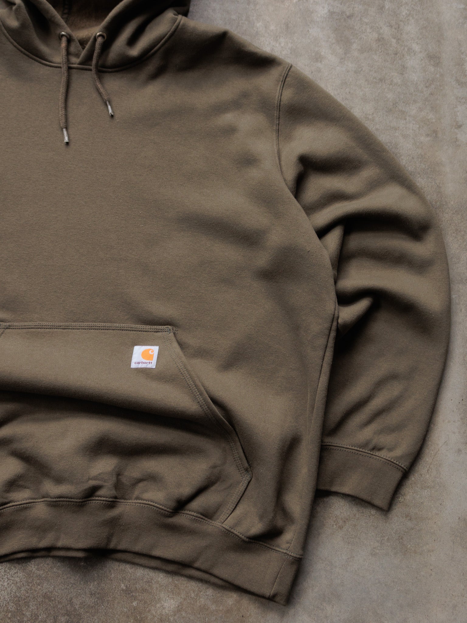 Vintage Green Carhartt Hoodie (XL)