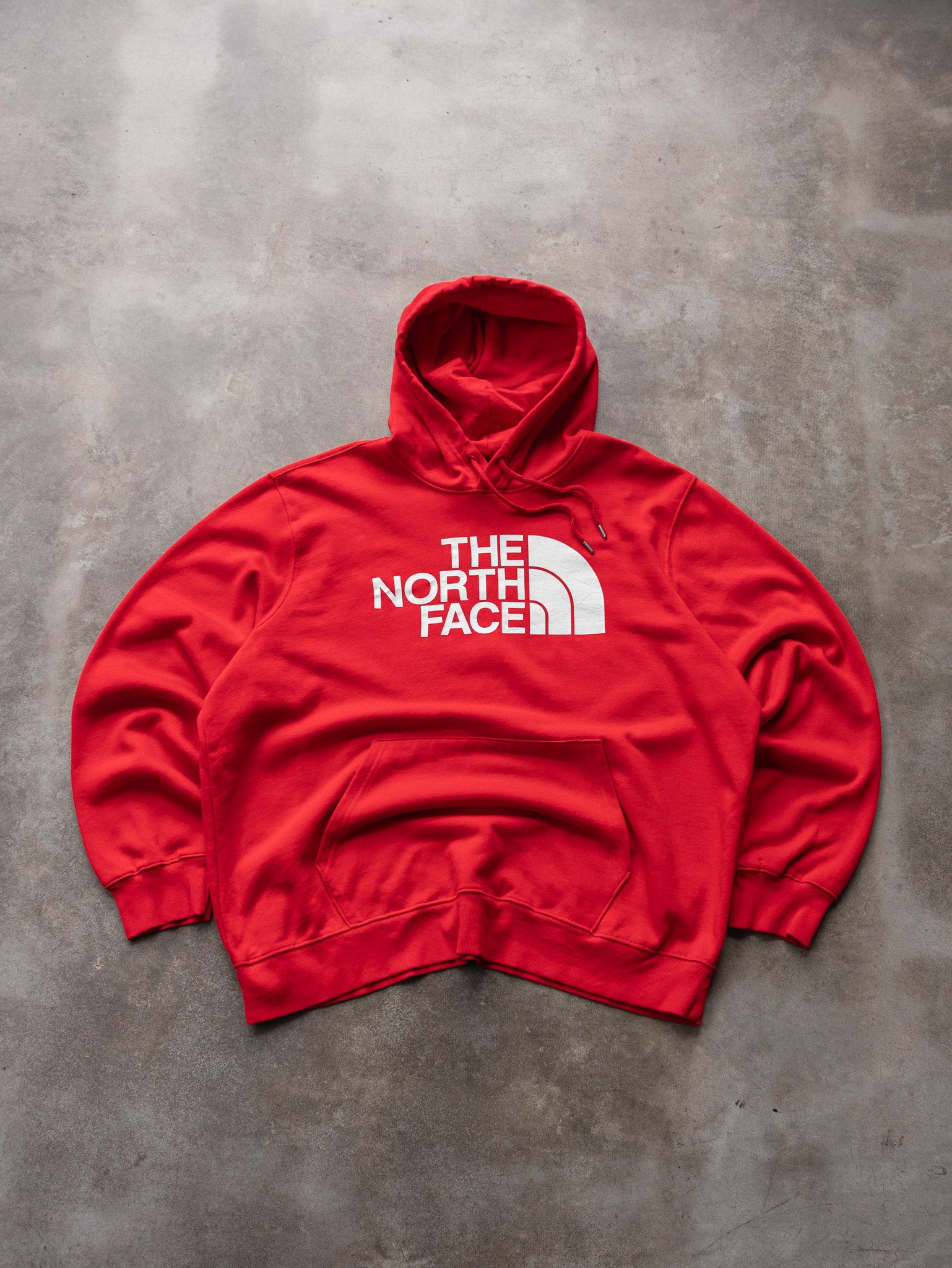 Red The North Face Hoodie (2XL)