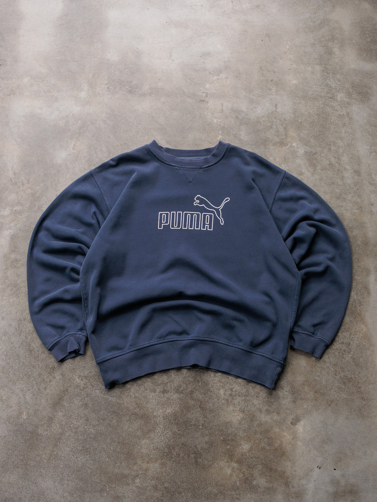 Vintage Navy Puma Sweatshirt (M)