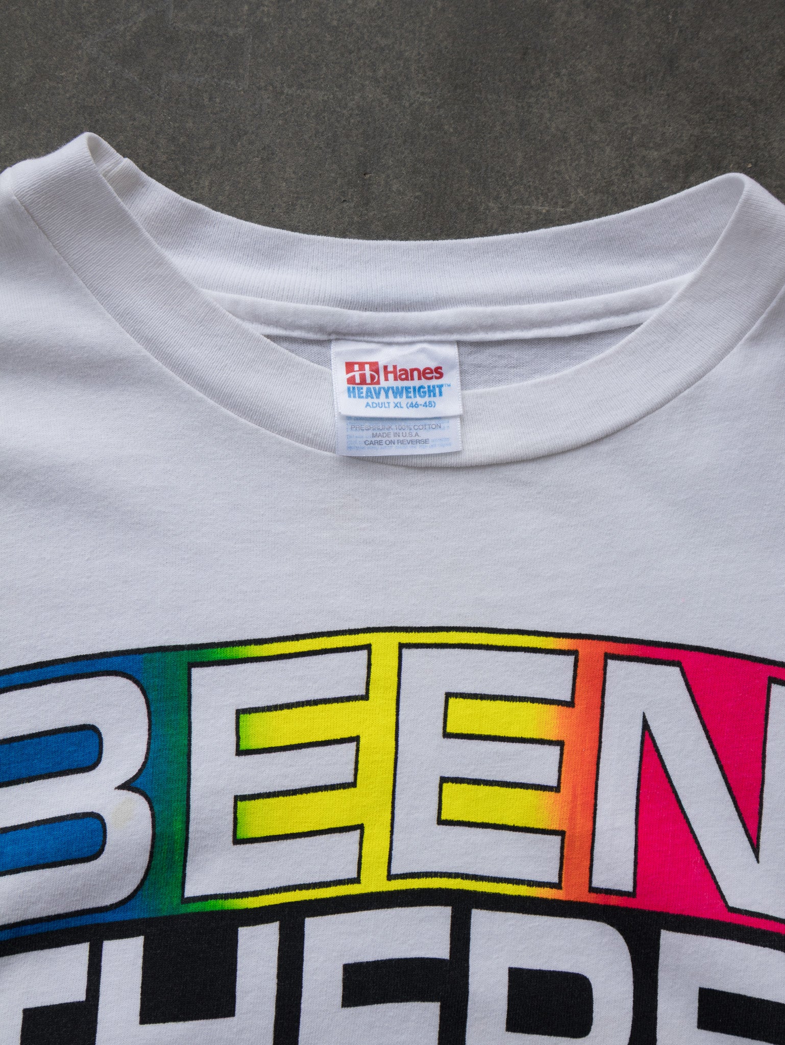 Vintage Been There Done That White Water Tee (XL)