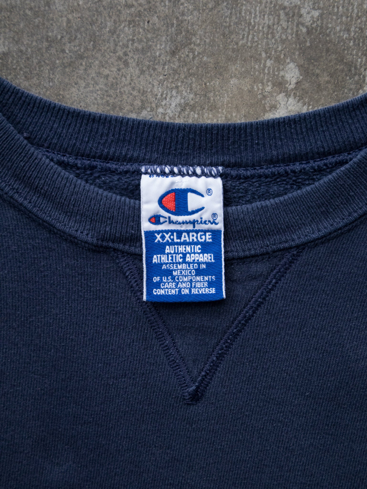 Vintage 90s Navy Champion Sweatshirt (2XL)