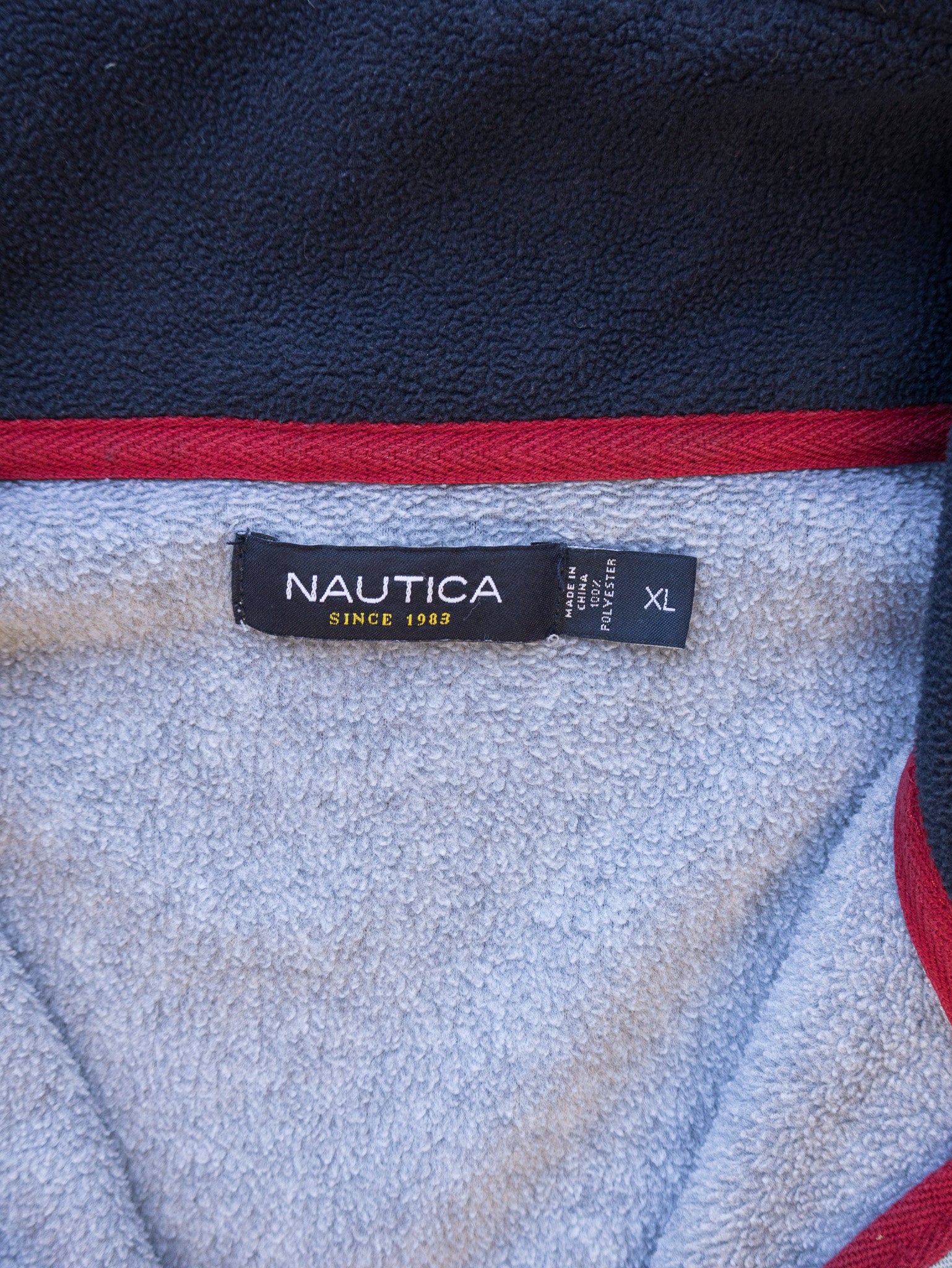 Vintage Grey Nautica Fleece (XL)