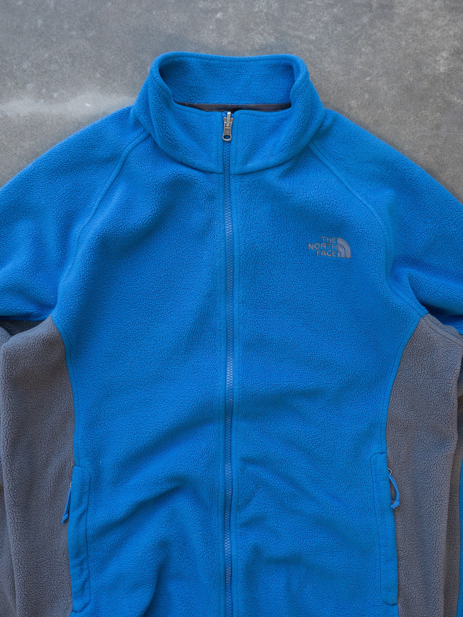 Vintage Blue The North Face Fleece (L)
