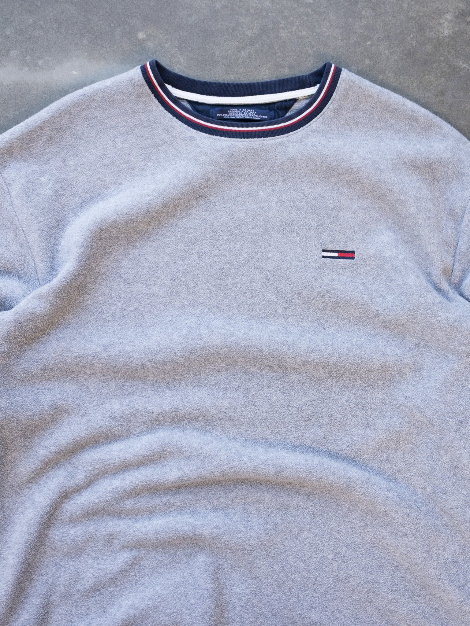 Vintage Grey Tommy Jeans Fleece (L)