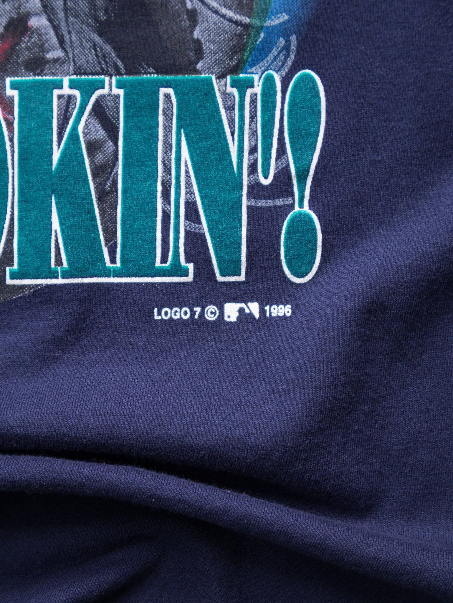 Vintage 1996 Navy Seattle Mariners Tee (2XL)
