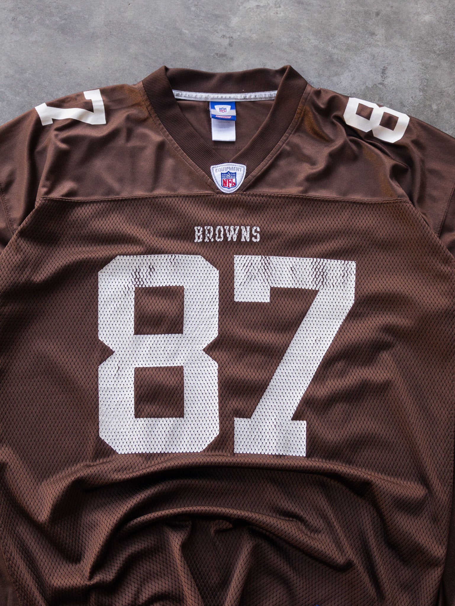 Vintage 00s Reebok Cleveland Browns Andre Davis NFL Jersey (XL)