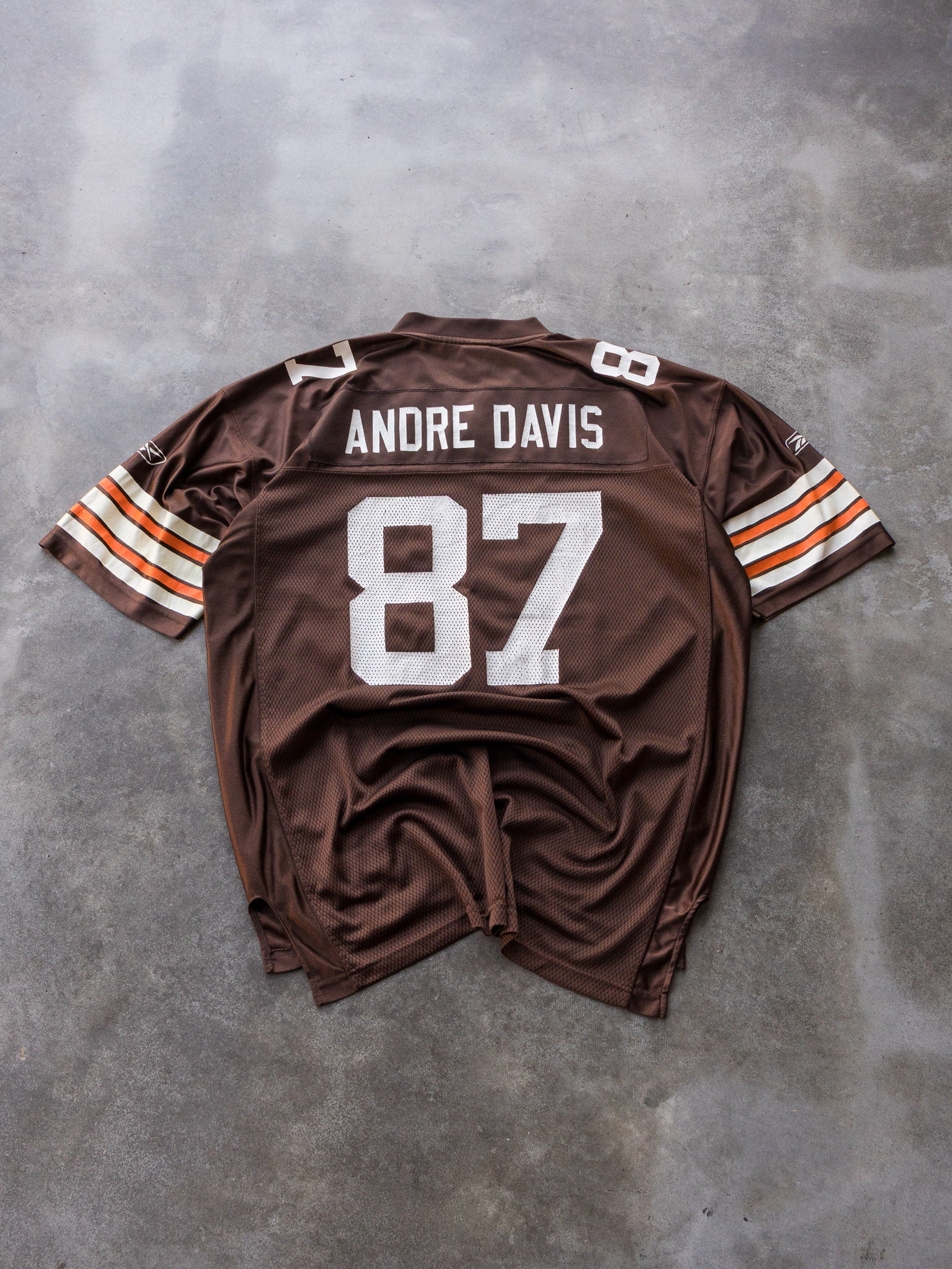 Vintage 00s Reebok Cleveland Browns Andre Davis NFL Jersey (XL)