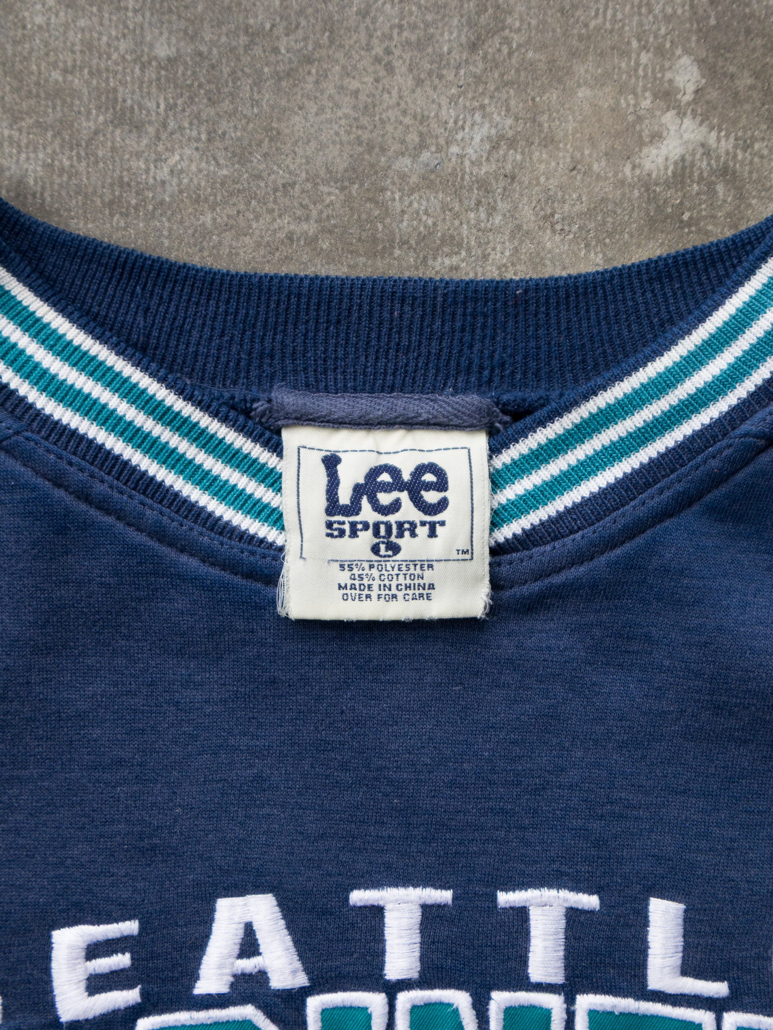 Vintage 90s Navy Seattle Mariners Sweatshirt (L)