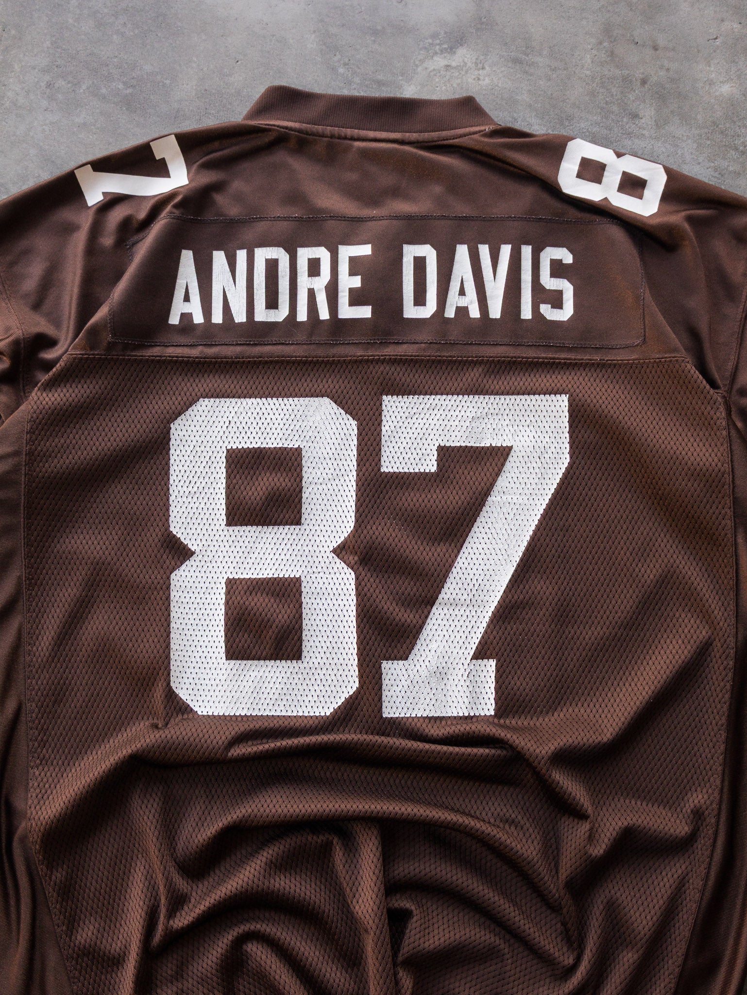 Vintage 00s Reebok Cleveland Browns Andre Davis NFL Jersey (XL)