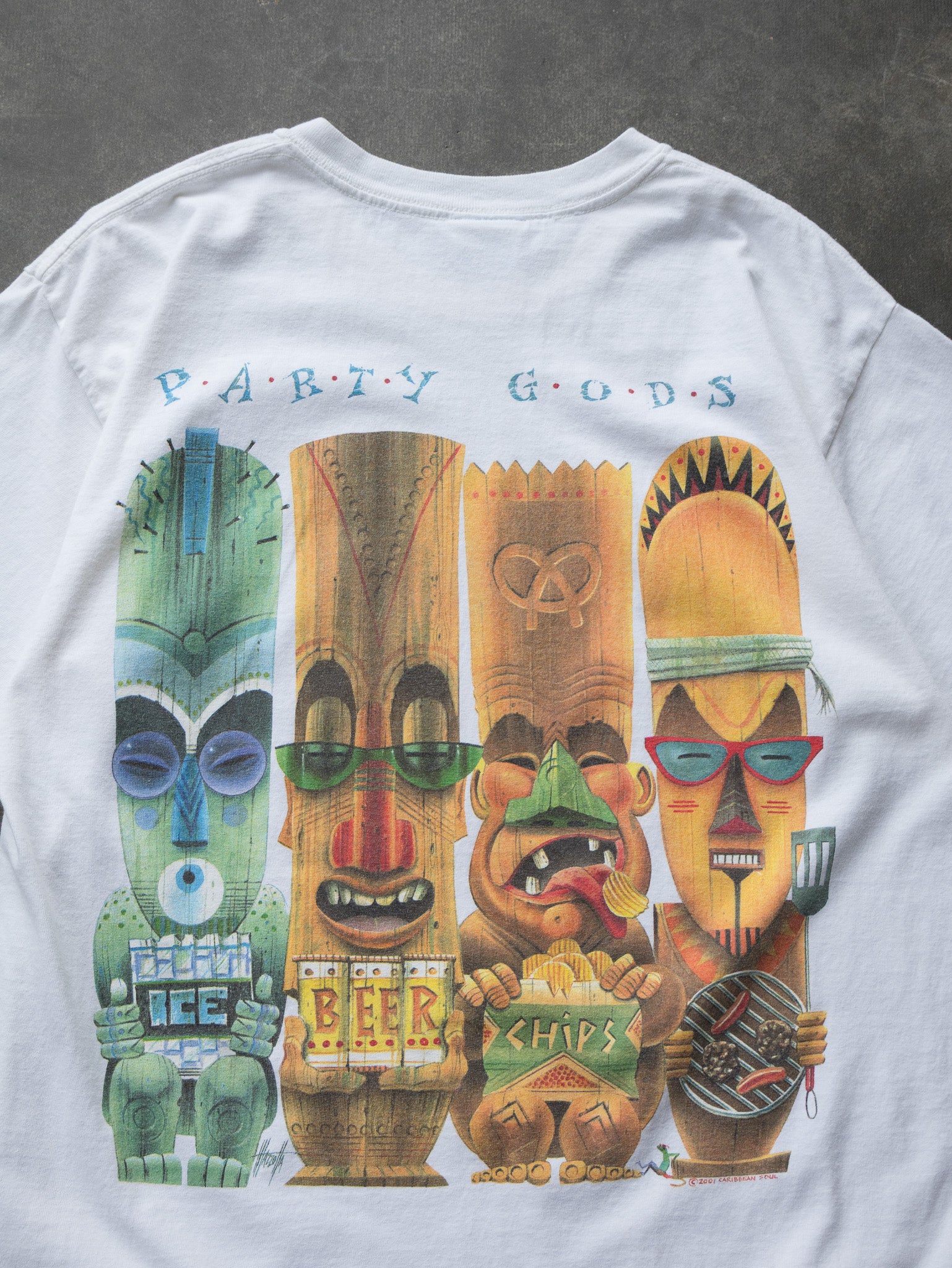 Vintage 2001 Caribbean Soul Party Gods Tee (L)