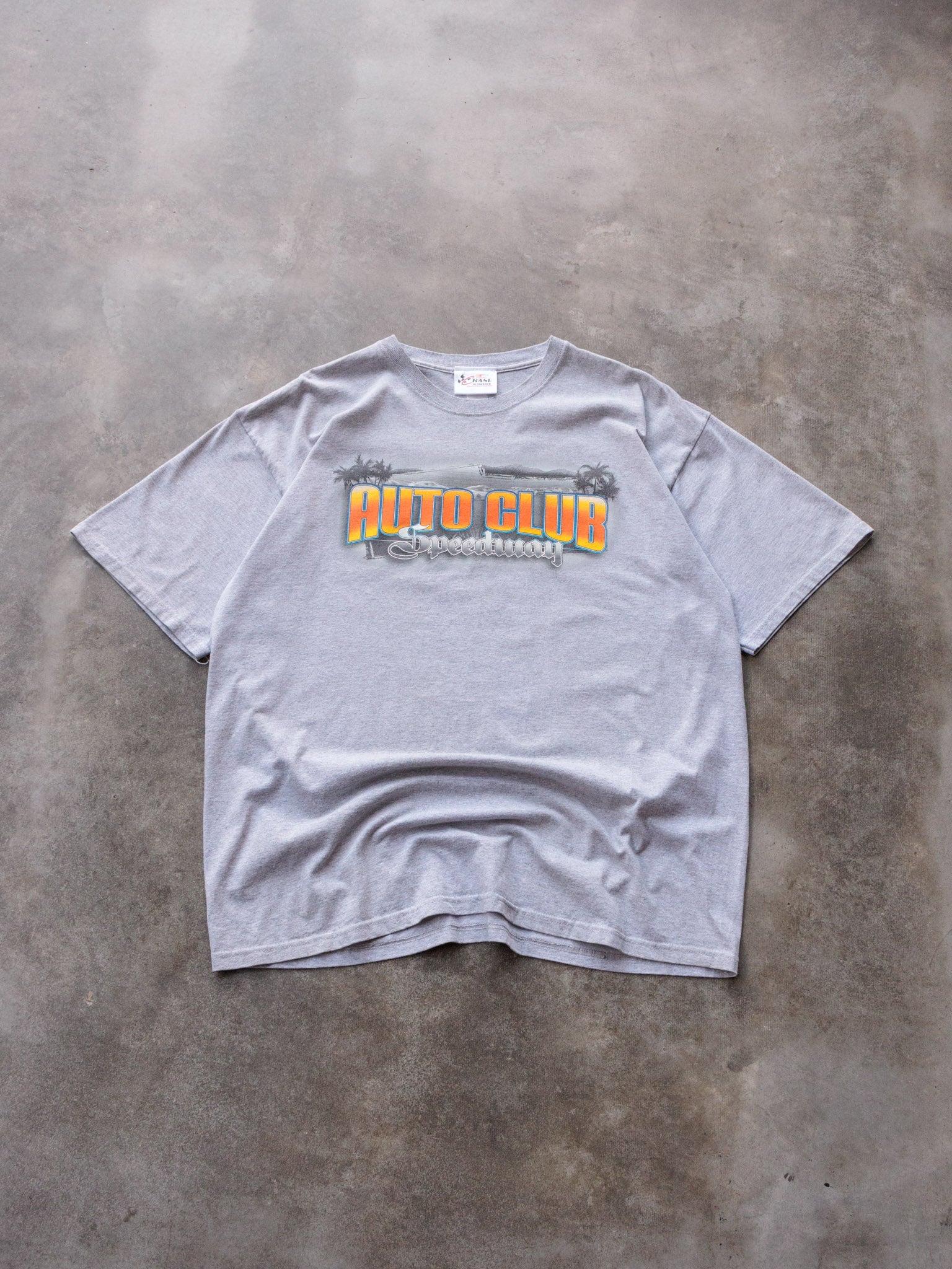 Vintage 2010 Grey NASCAR Auto Club Speedway Tee (-)