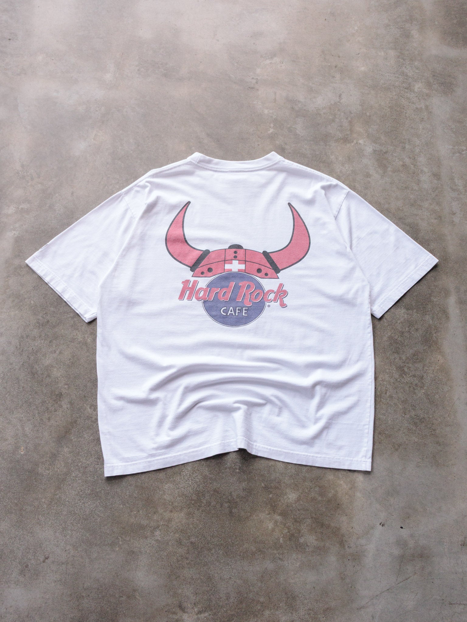 Vintage White Hard Rock Cafe Copenhagen Tee (XL)